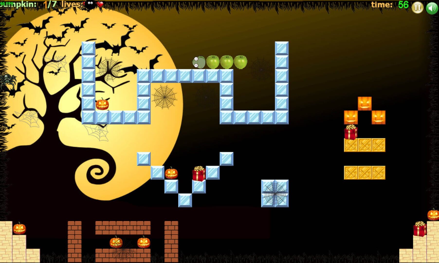 AppleSnake: Halloween Adventures - Screenshot