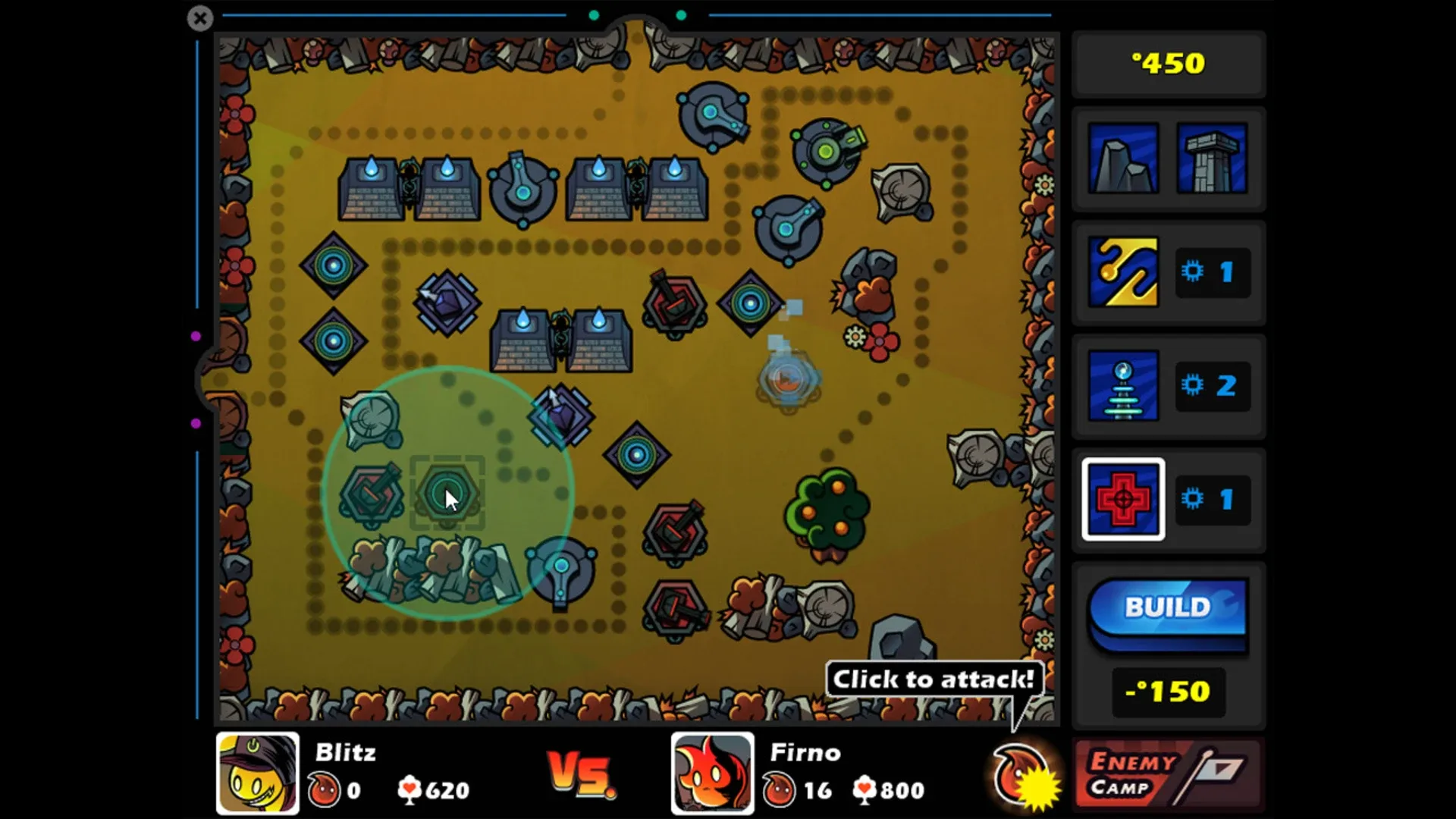 Fire With Fire: Online Tower Attack and Defense