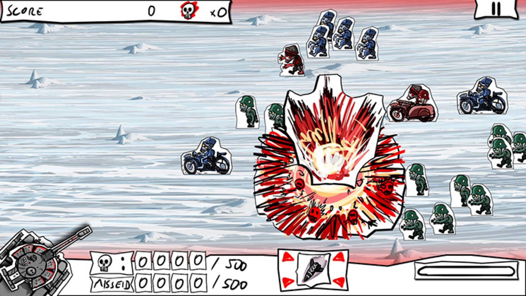 Paper Wars: Cannon Fodder Devastated screenshot