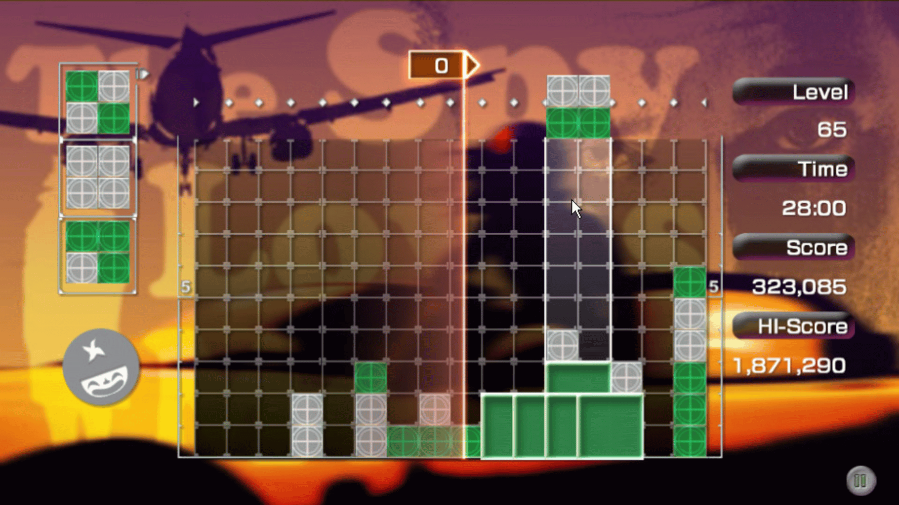 Lumines screenshot