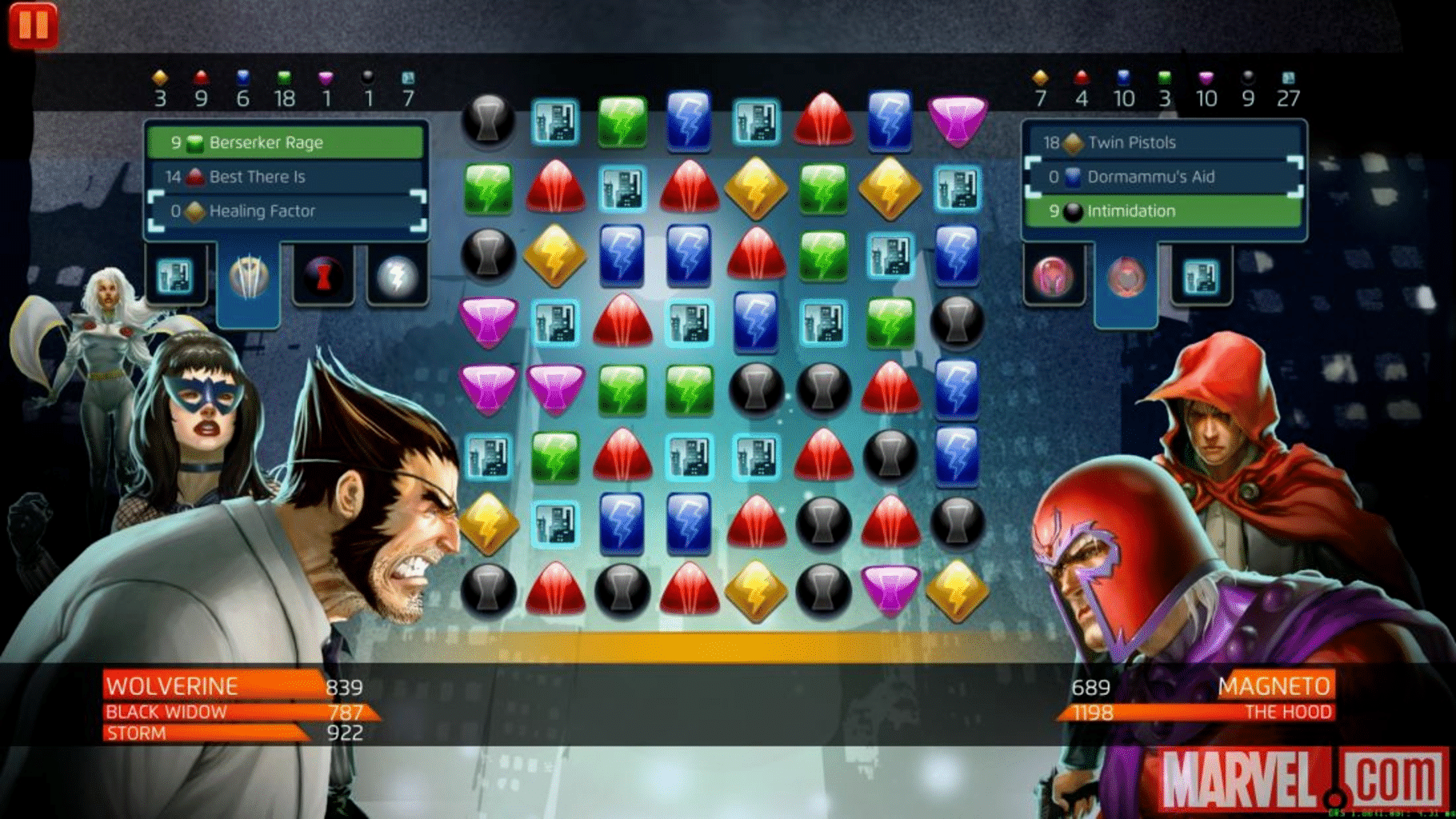 Marvel Puzzle Quest screenshot