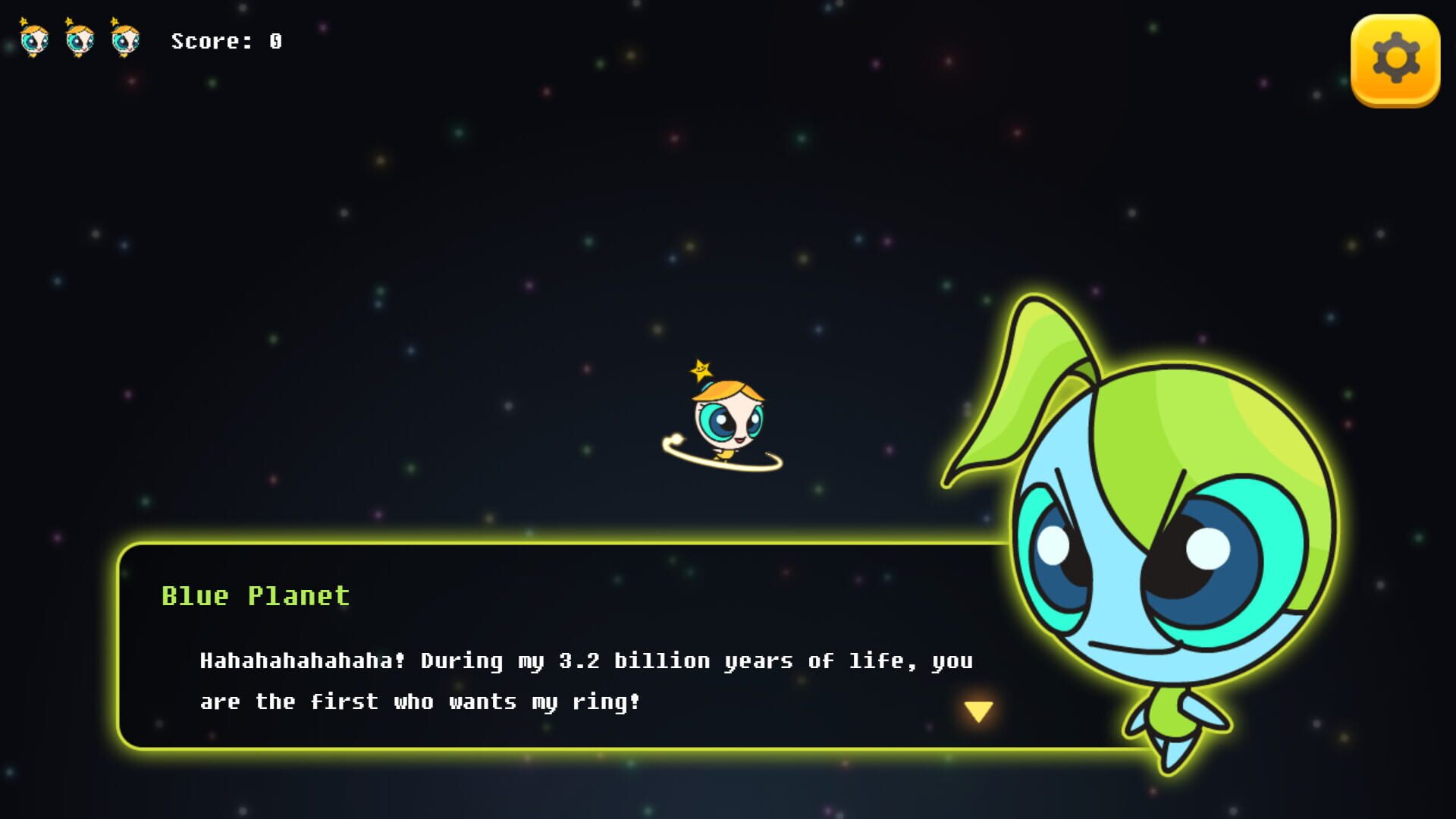Asteroid Girl - Screenshot