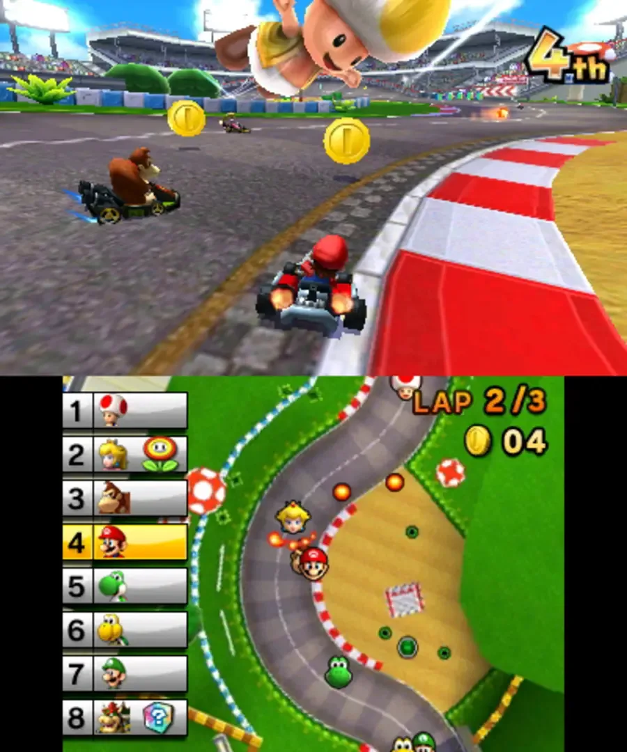 Captura de pantalla - Mario Kart 7