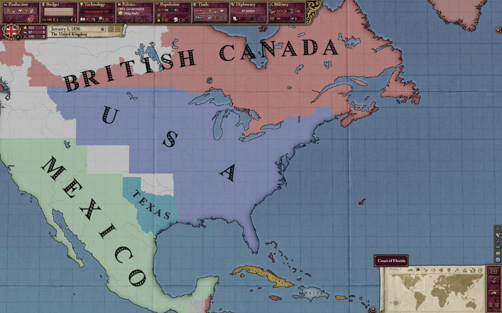 Victoria II screenshot