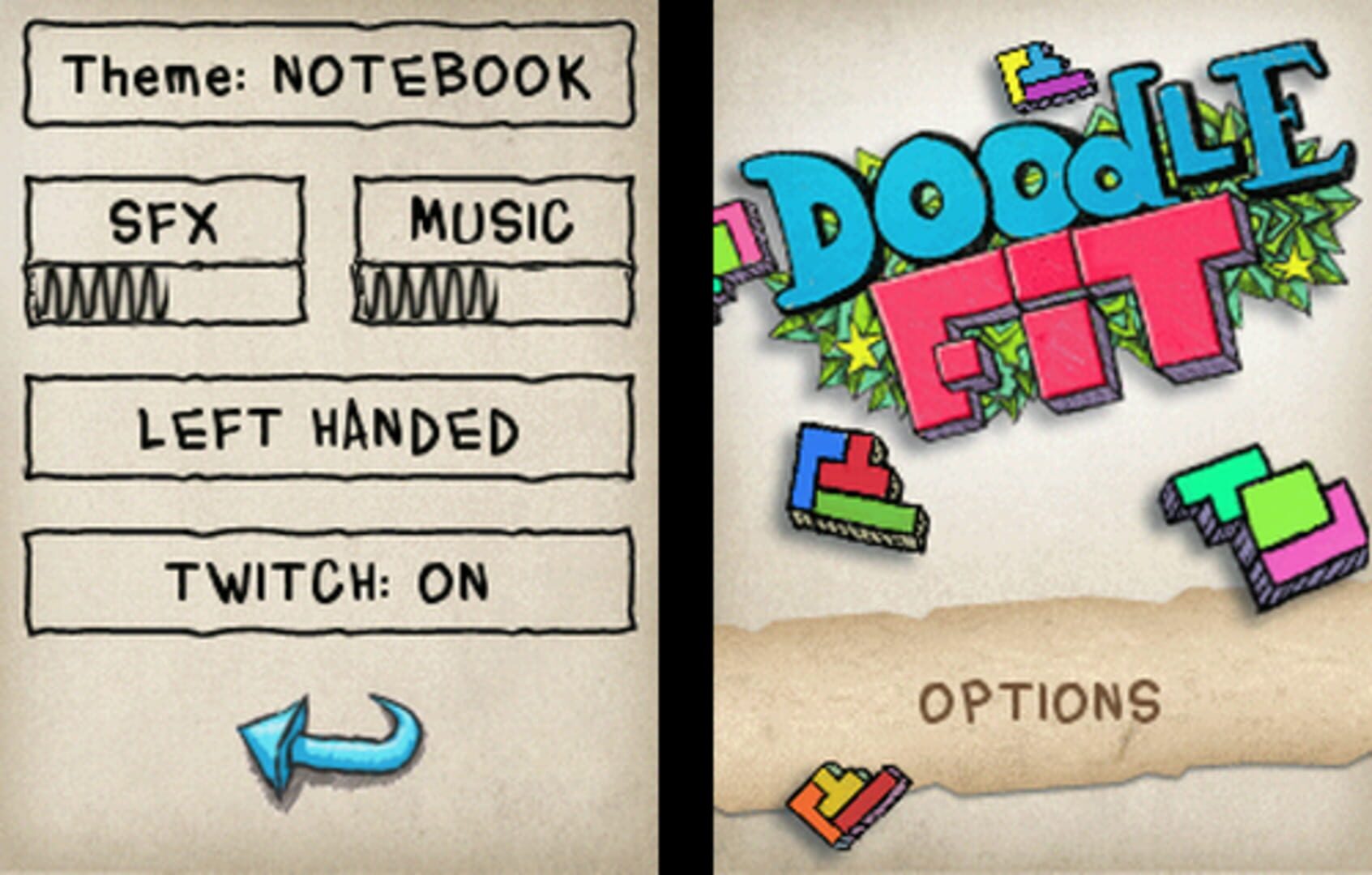 Captura de pantalla - Doodle Fit