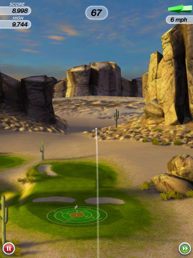 Captura de pantalla - Flick Golf!