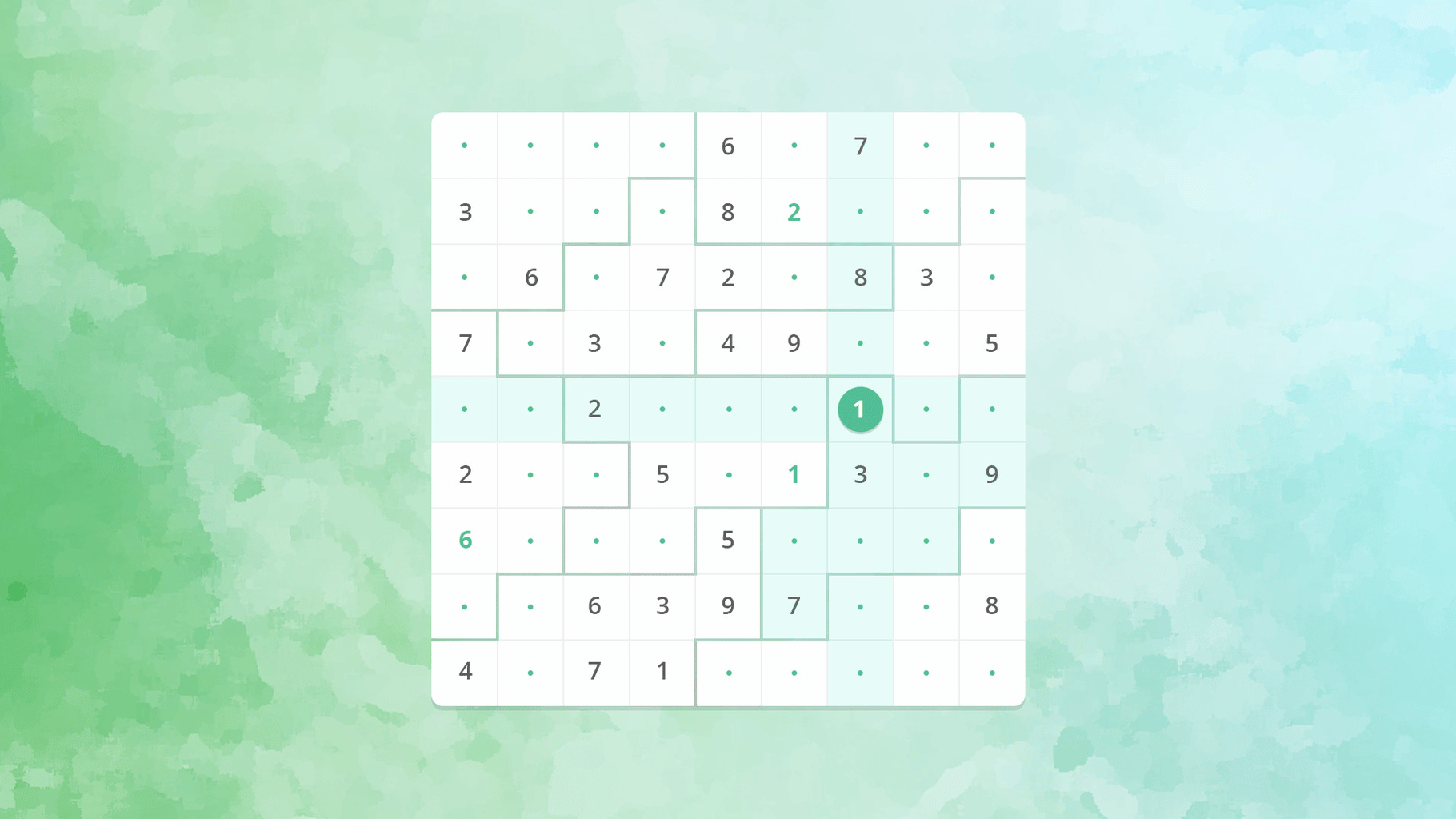 Sudoku Jigsaw screenshot