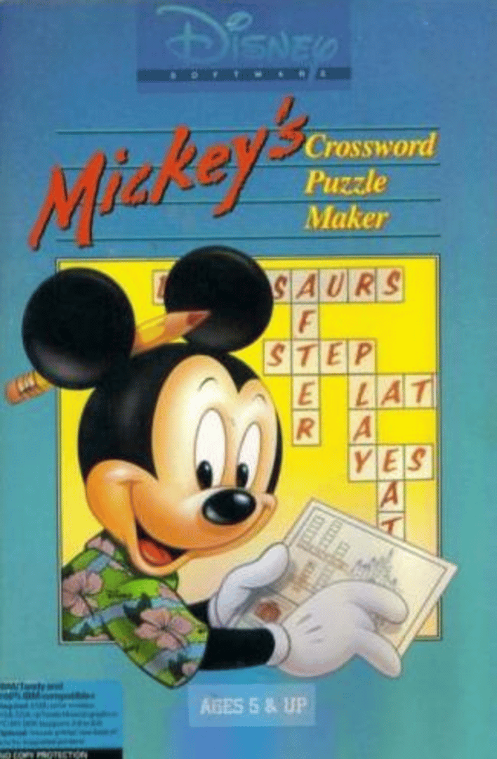 Mickey's Crossword Puzzle Maker Cover