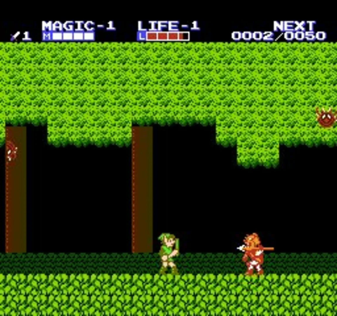 Captura de pantalla - Zelda II: The Adventure of Link