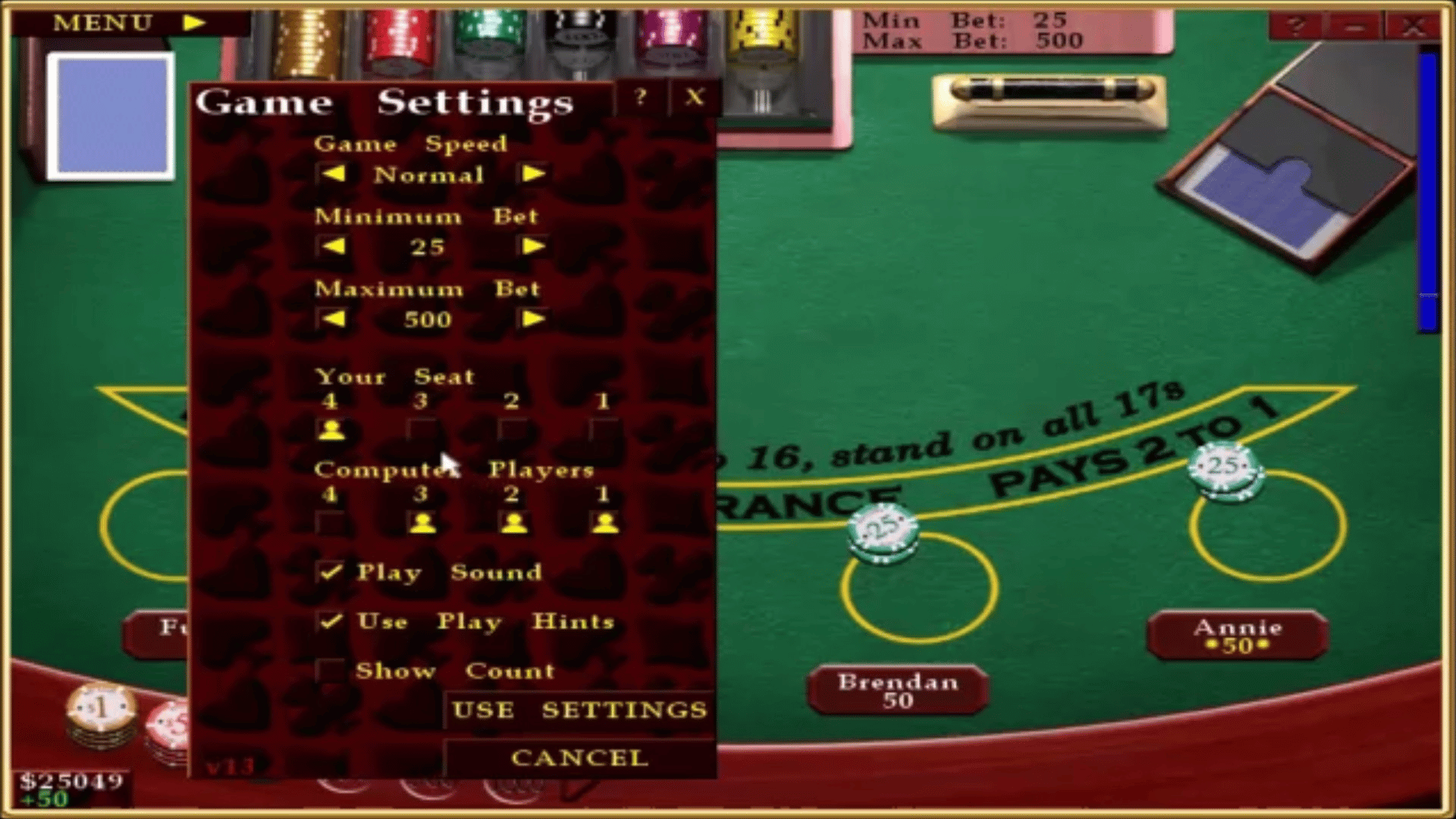 Casino Blackjack screenshot