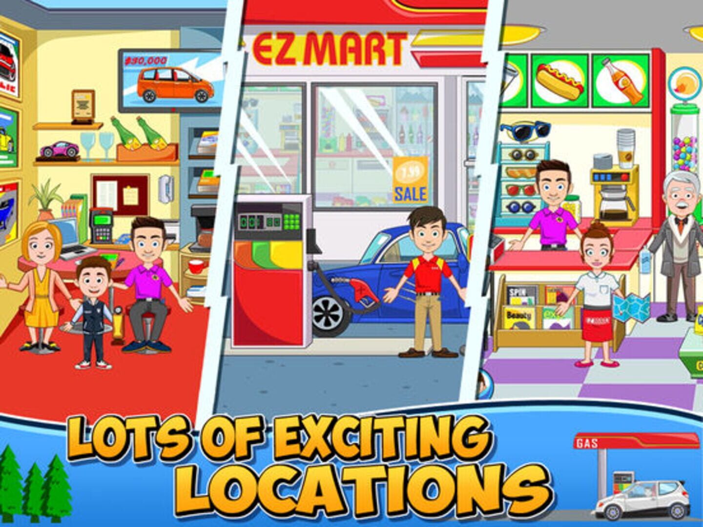 My Town: Car (wash, fix & drive cars) - Screenshot
