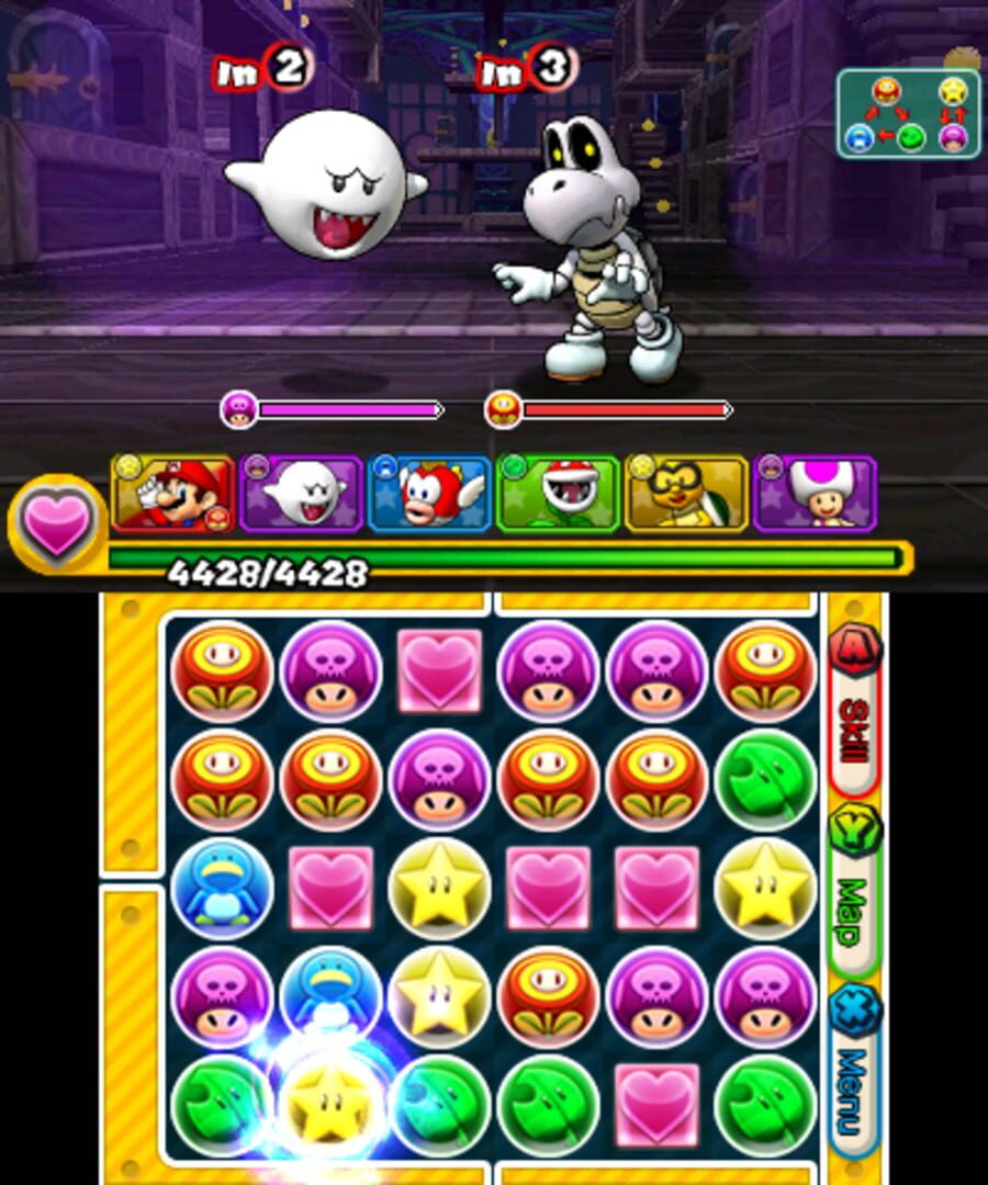 Captura de pantalla - Puzzle & Dragons Z + Puzzle & Dragons: Super Mario Bros. Edition