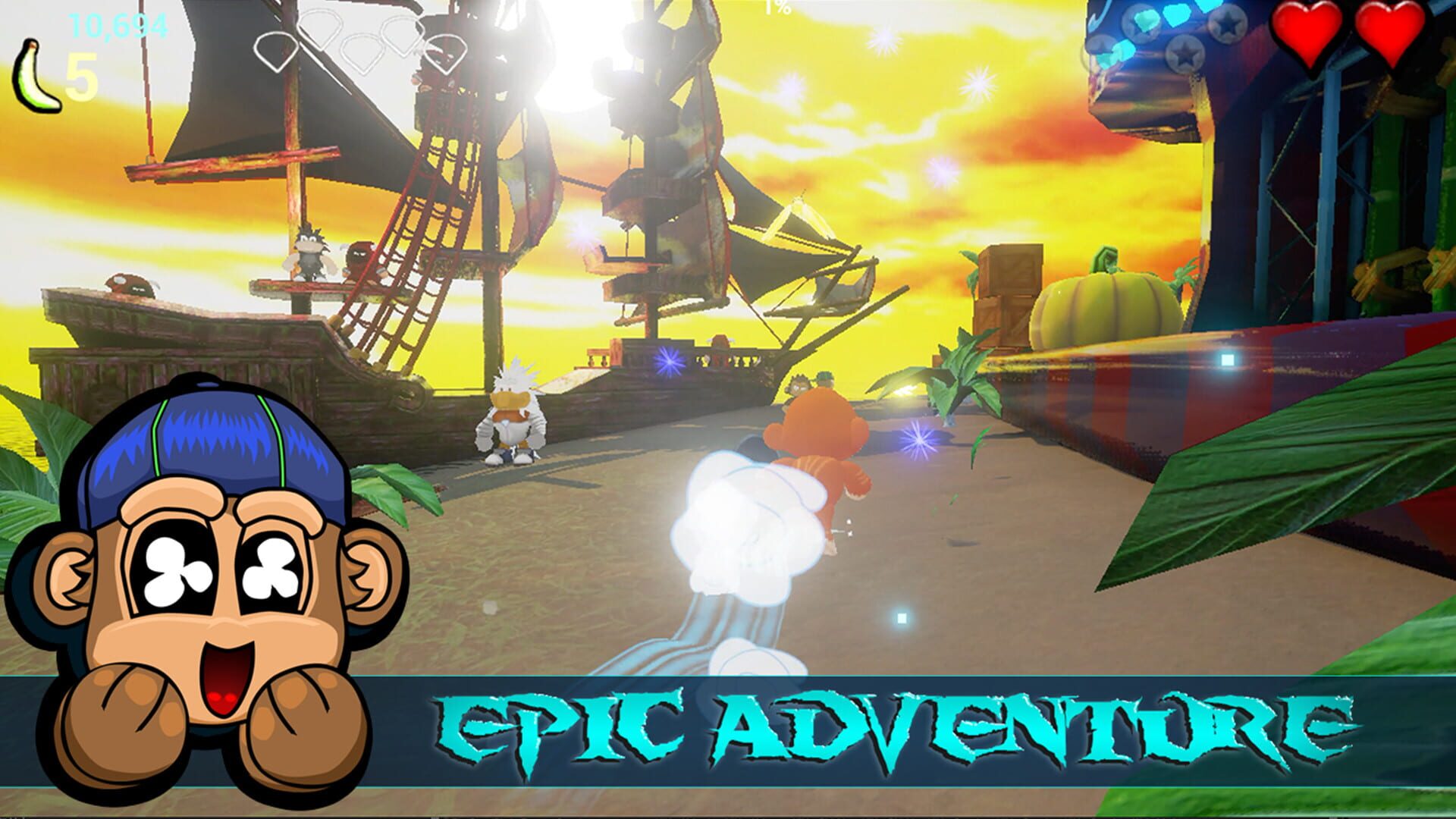 Monkey Land 3D: Reaper Rush - Screenshot