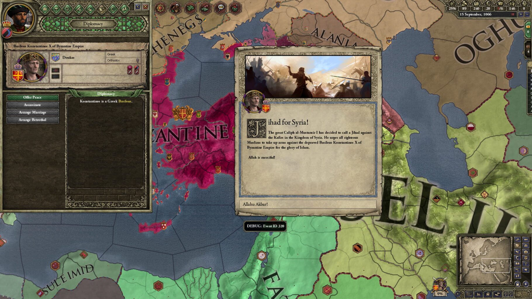 Captura de pantalla - Crusader Kings II: Sword of Islam