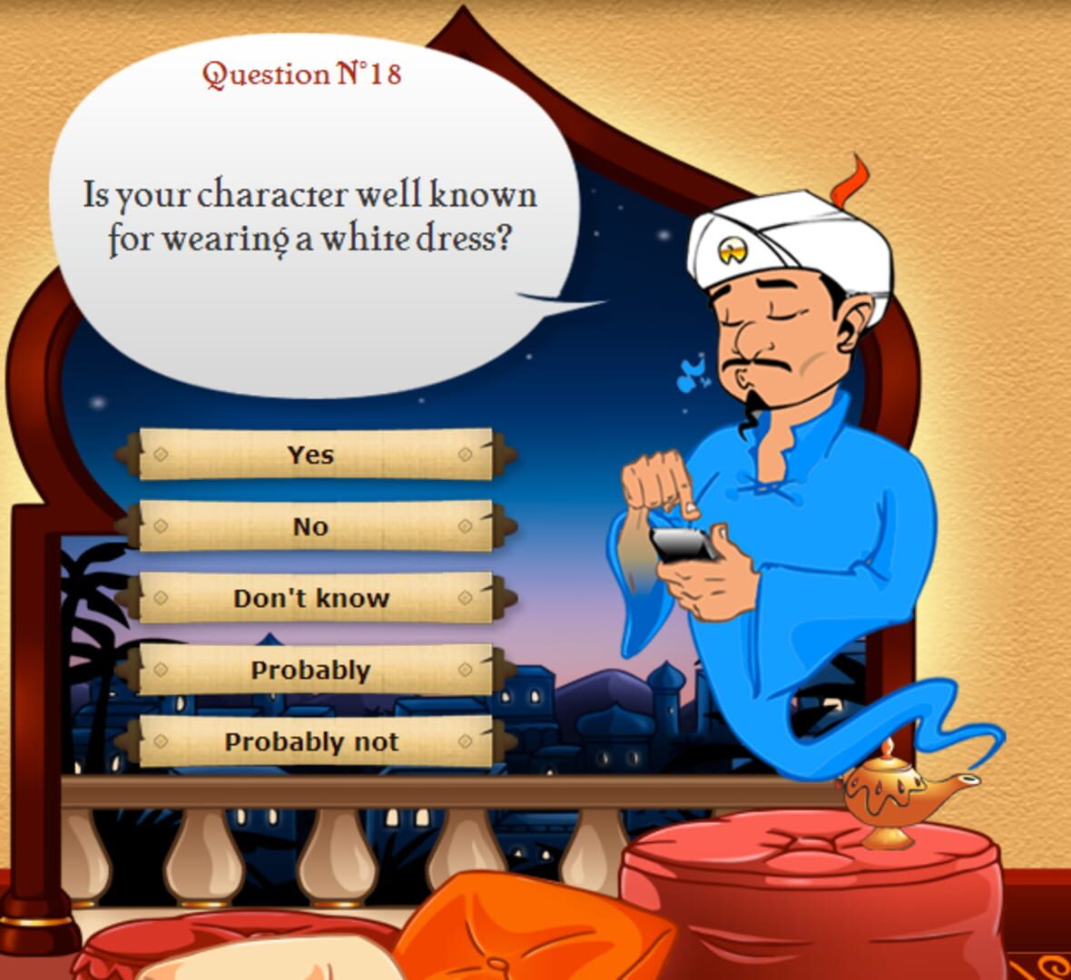 Akinator screenshot