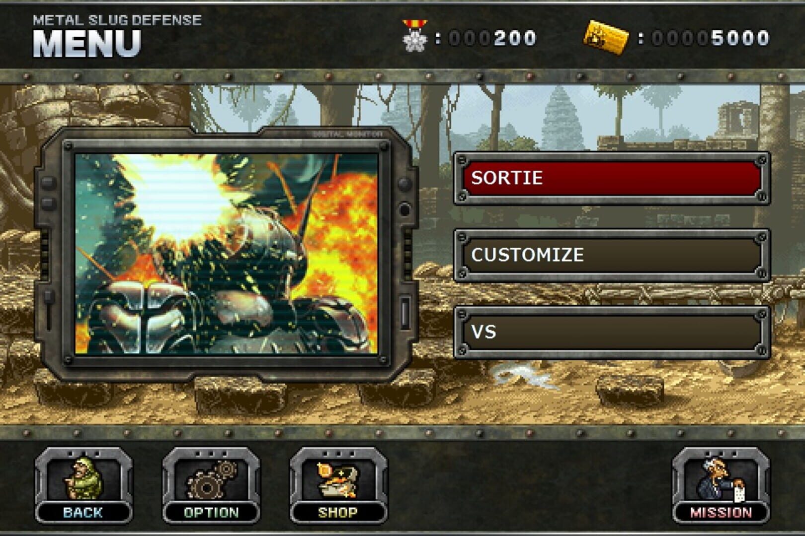 Captura de pantalla - Metal Slug Defense