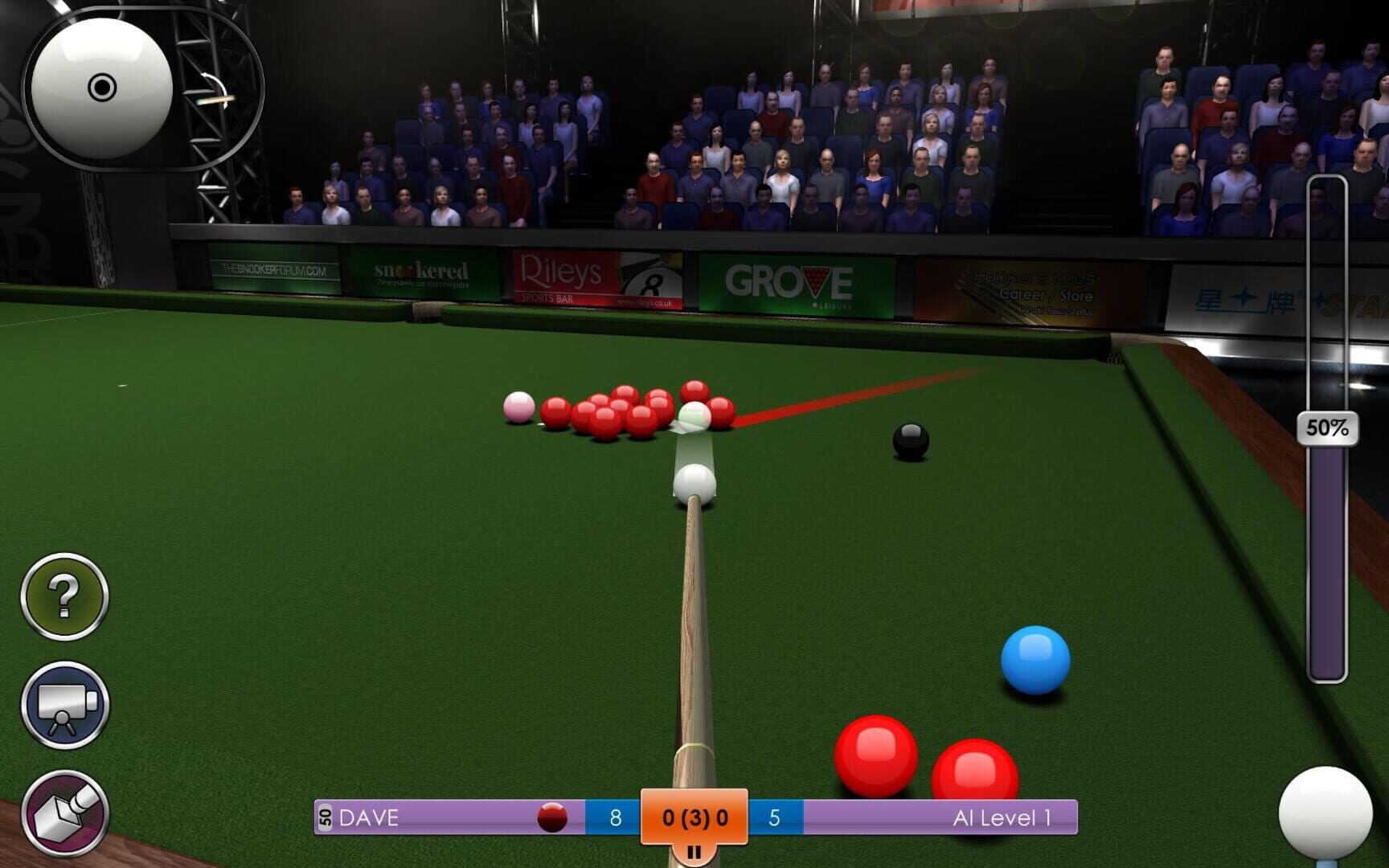 Captura de pantalla - International Snooker