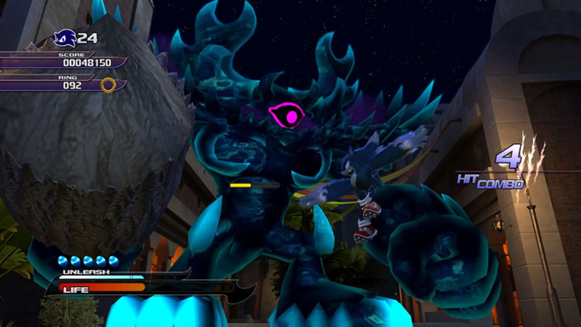 Captura de pantalla - Sonic Unleashed