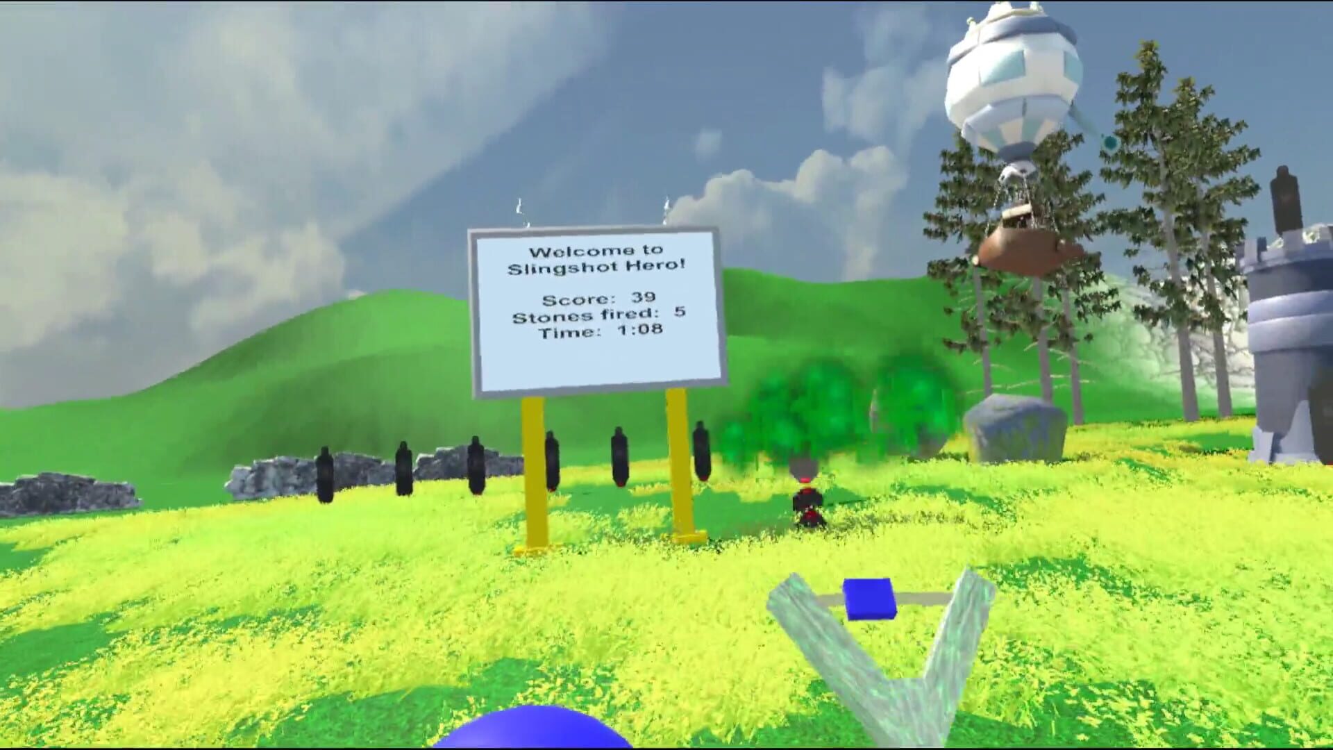 Slingshot Hero VR - Screenshot