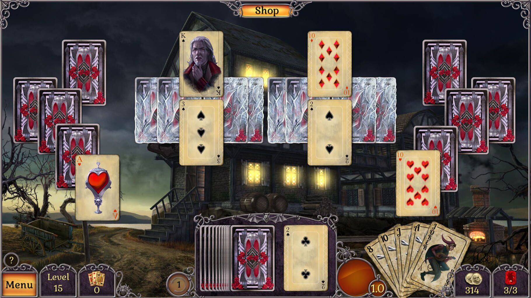 Jewel Match Twilight Solitaire screenshot