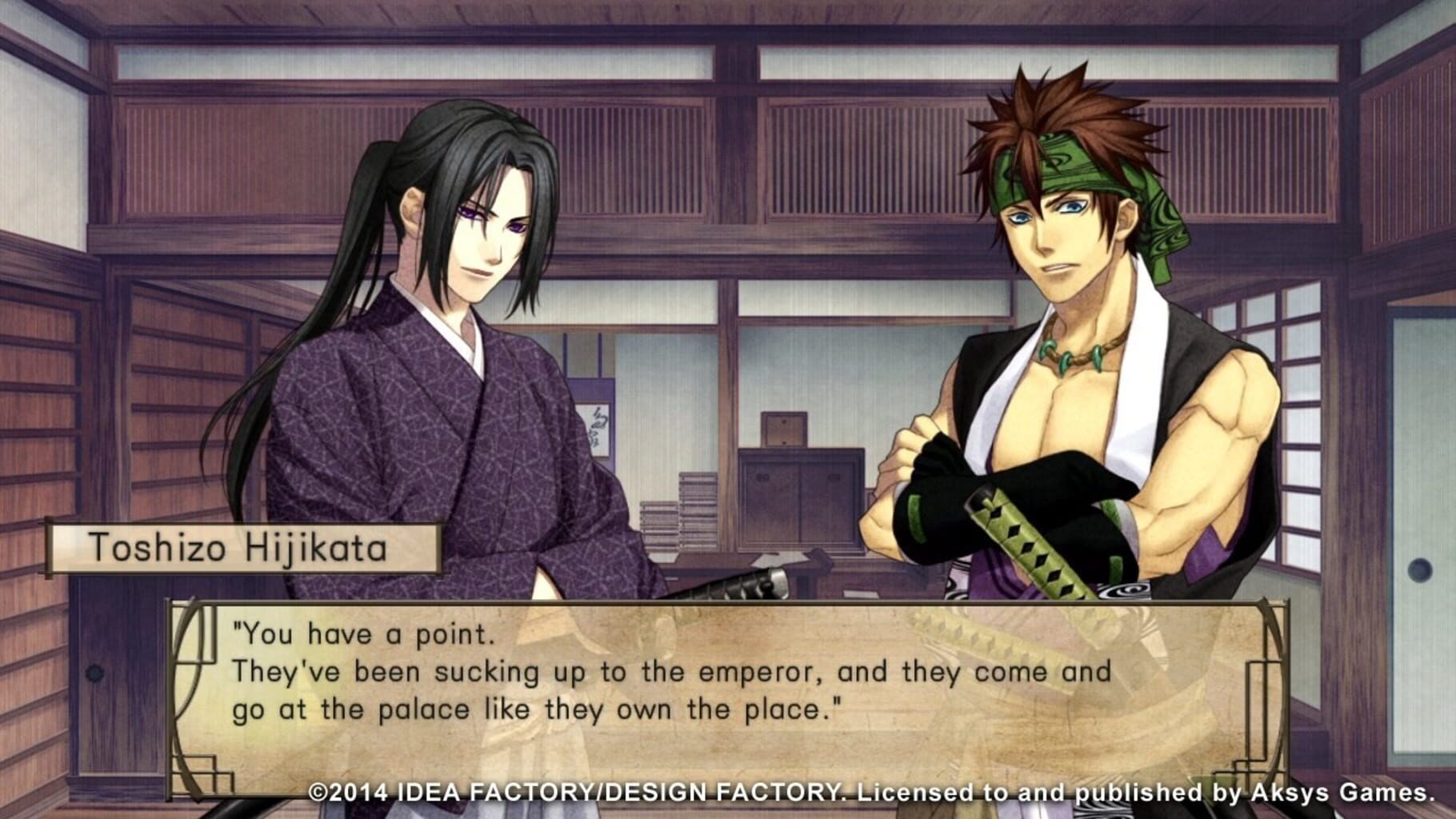 Captura de pantalla - Hakuoki: Stories of the Shinsengumi