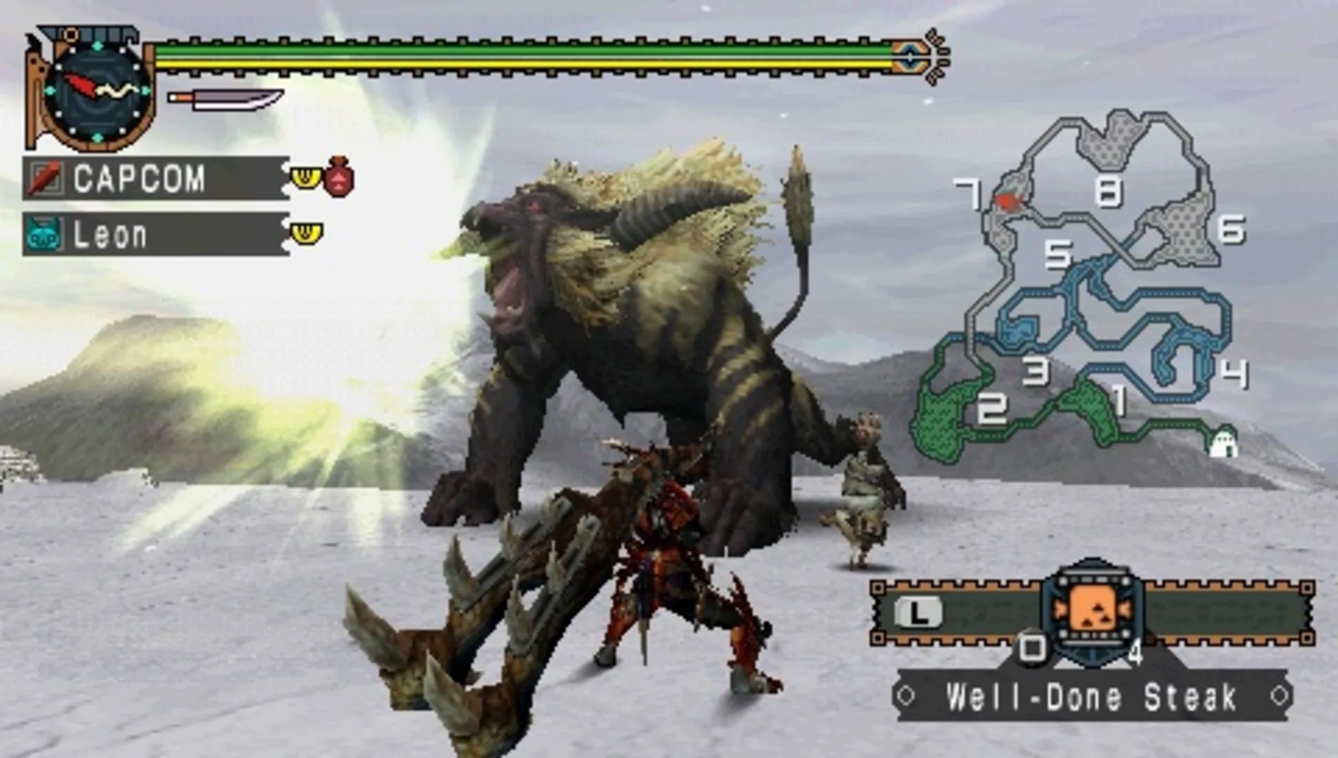Captura de pantalla - Monster Hunter Freedom Unite