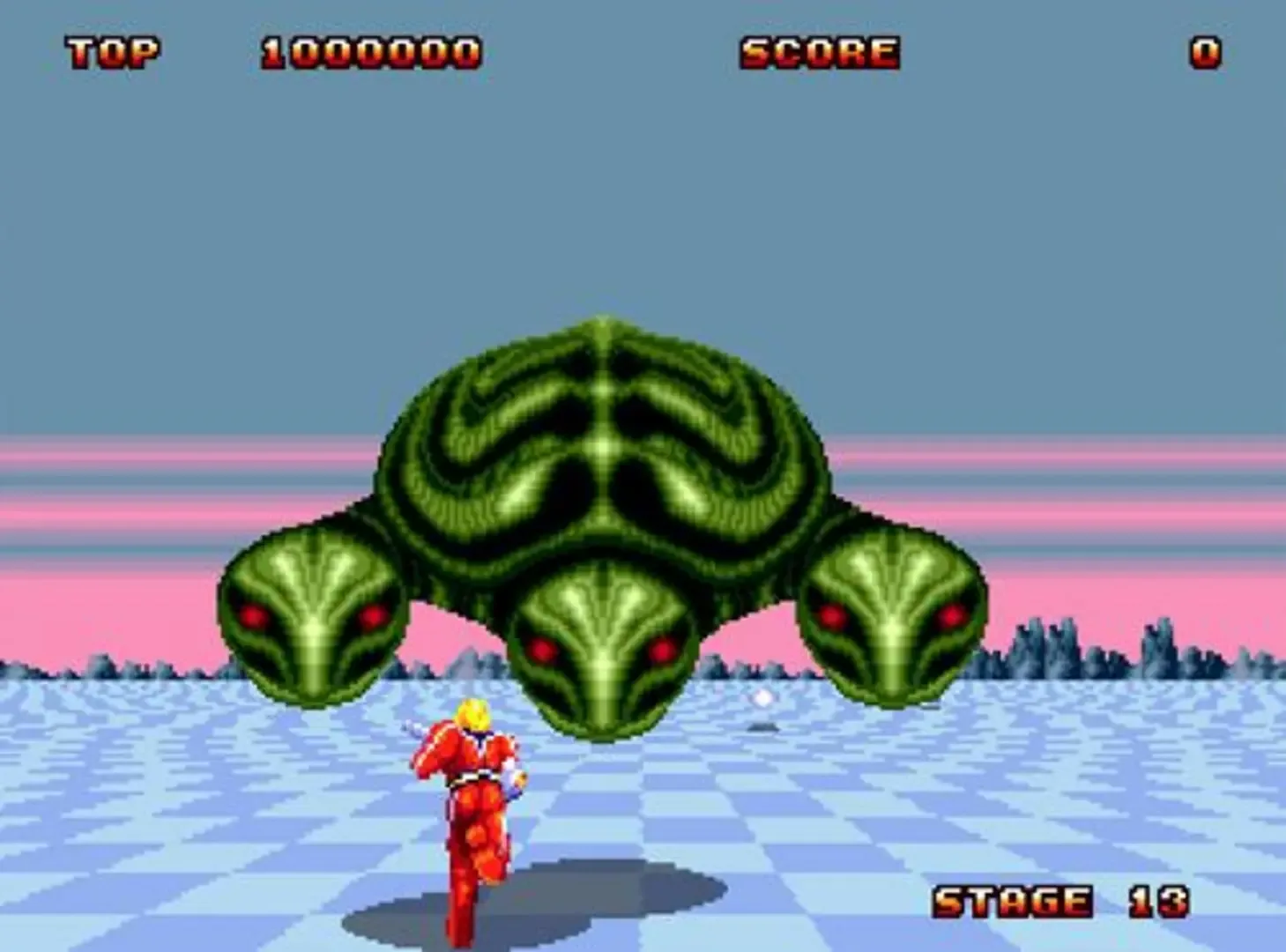 Captura de pantalla - Space Harrier II