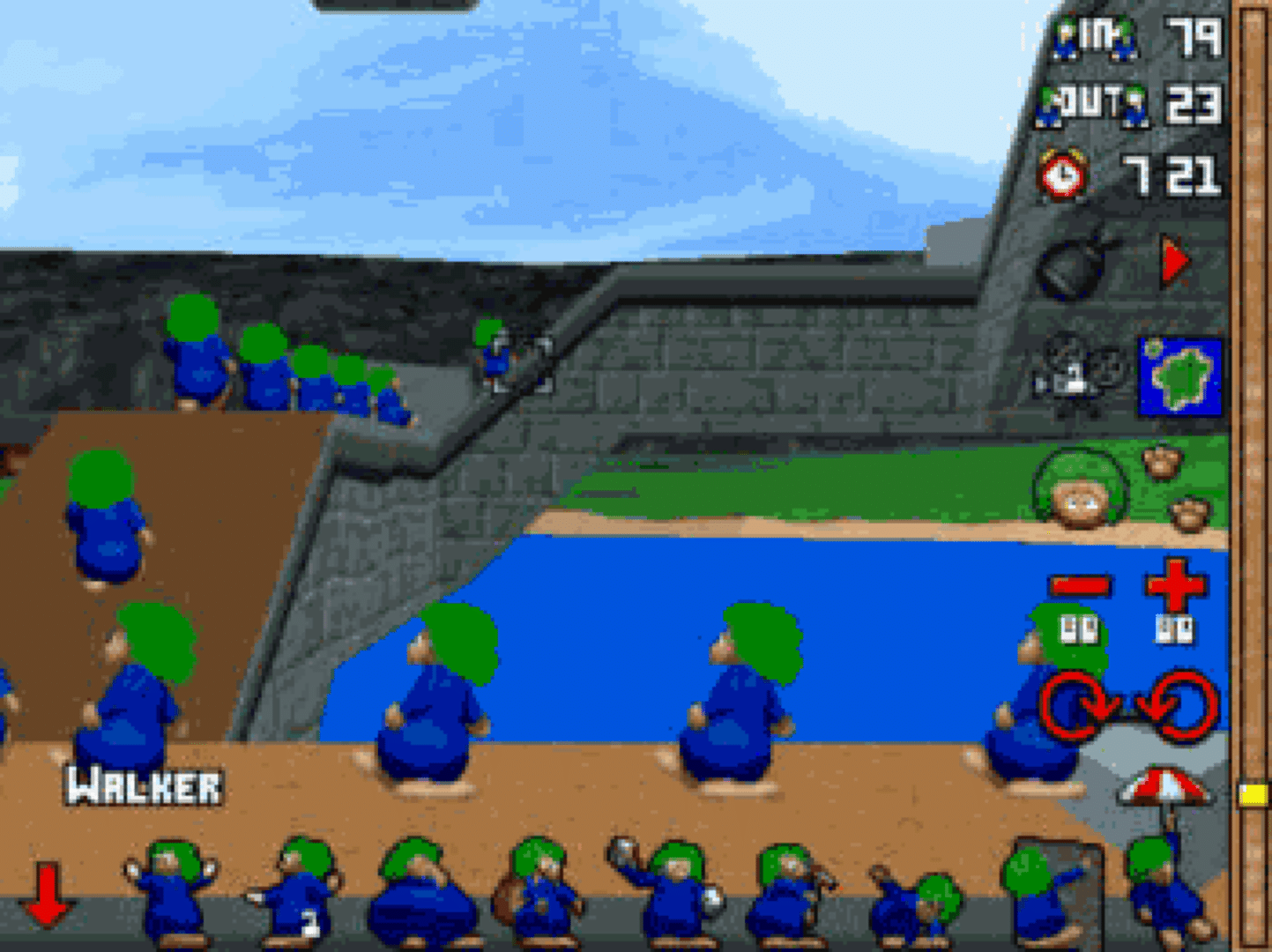 Lemmings 3D screenshot