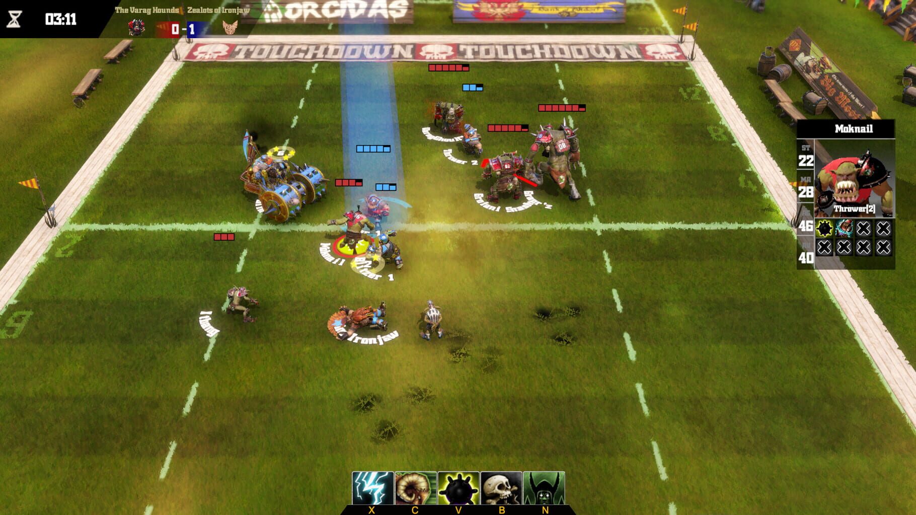 Captura de pantalla - Blood Bowl: Death Zone