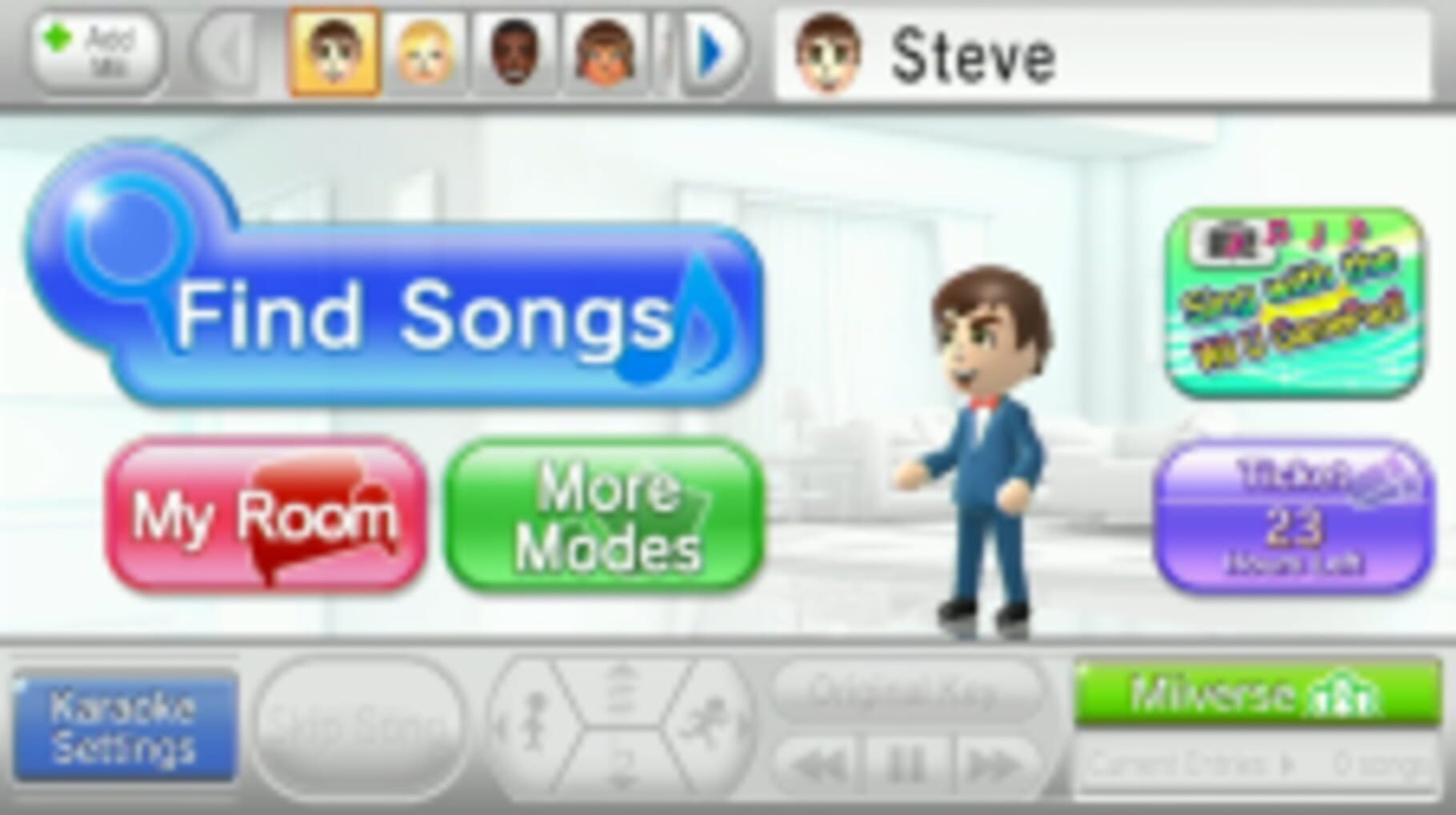 Captura de pantalla - Wii Karaoke U by Joysound