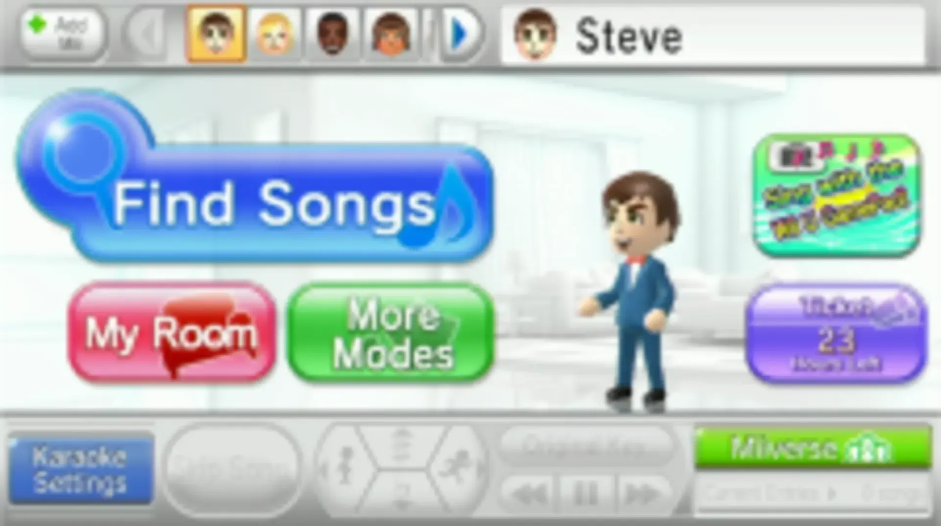 Captura de pantalla - Wii Karaoke U by Joysound