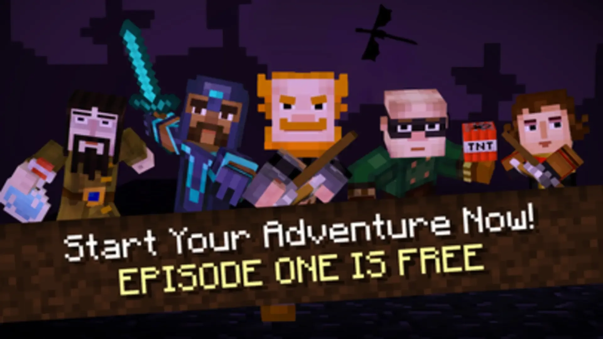 Captura de pantalla - Minecraft: Story Mode