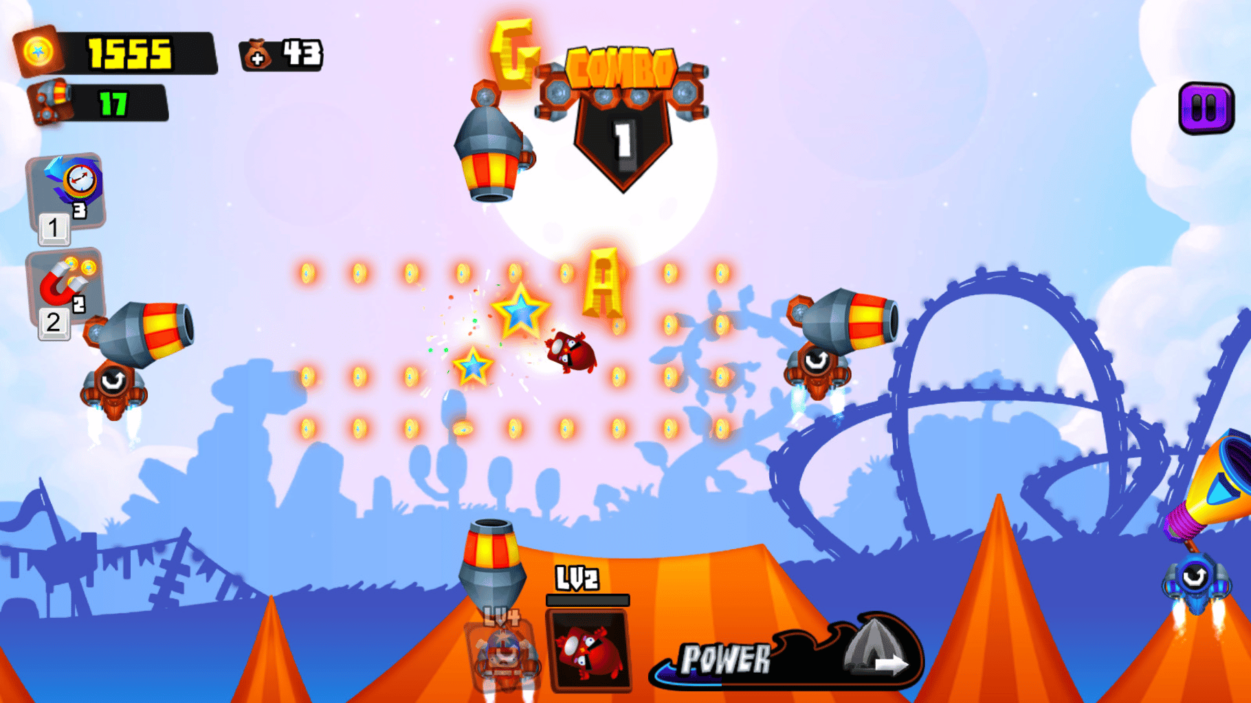 Galaxy Cannon Rider screenshot