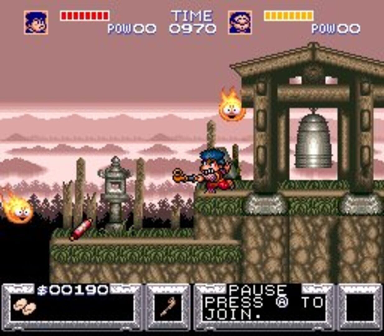 Captura de pantalla - The Legend of the Mystical Ninja