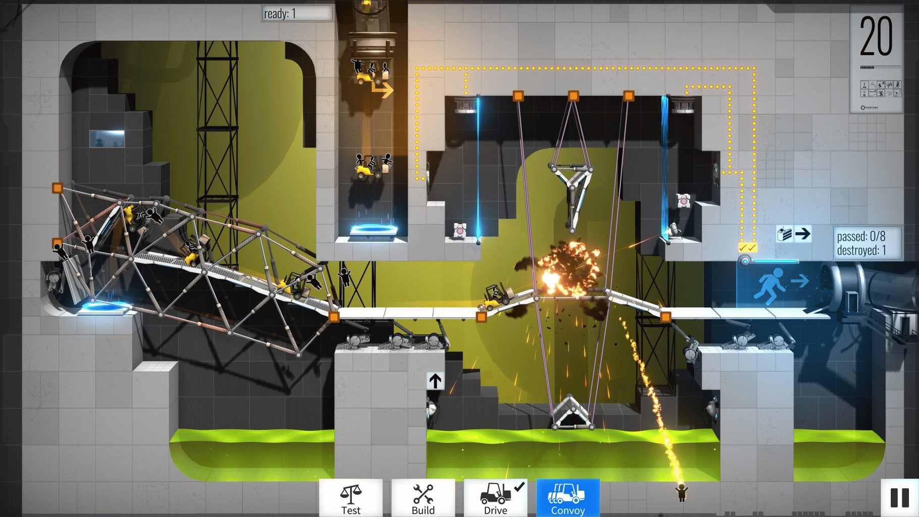 Bridge Constructor Portal screenshot