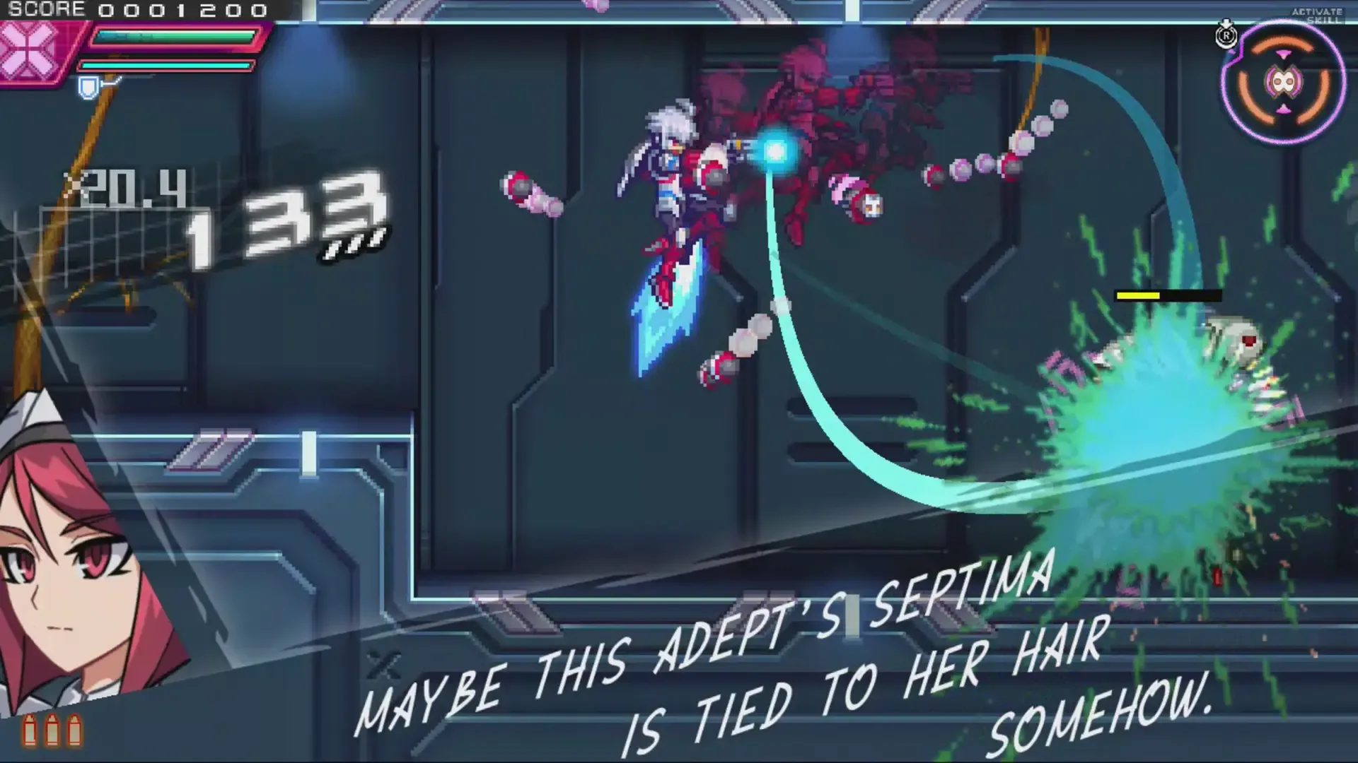 Captura de pantalla - Azure Striker Gunvolt: Striker Pack