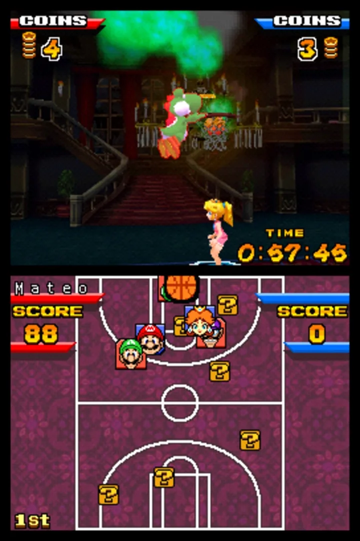 Captura de pantalla - Mario Hoops 3-on-3