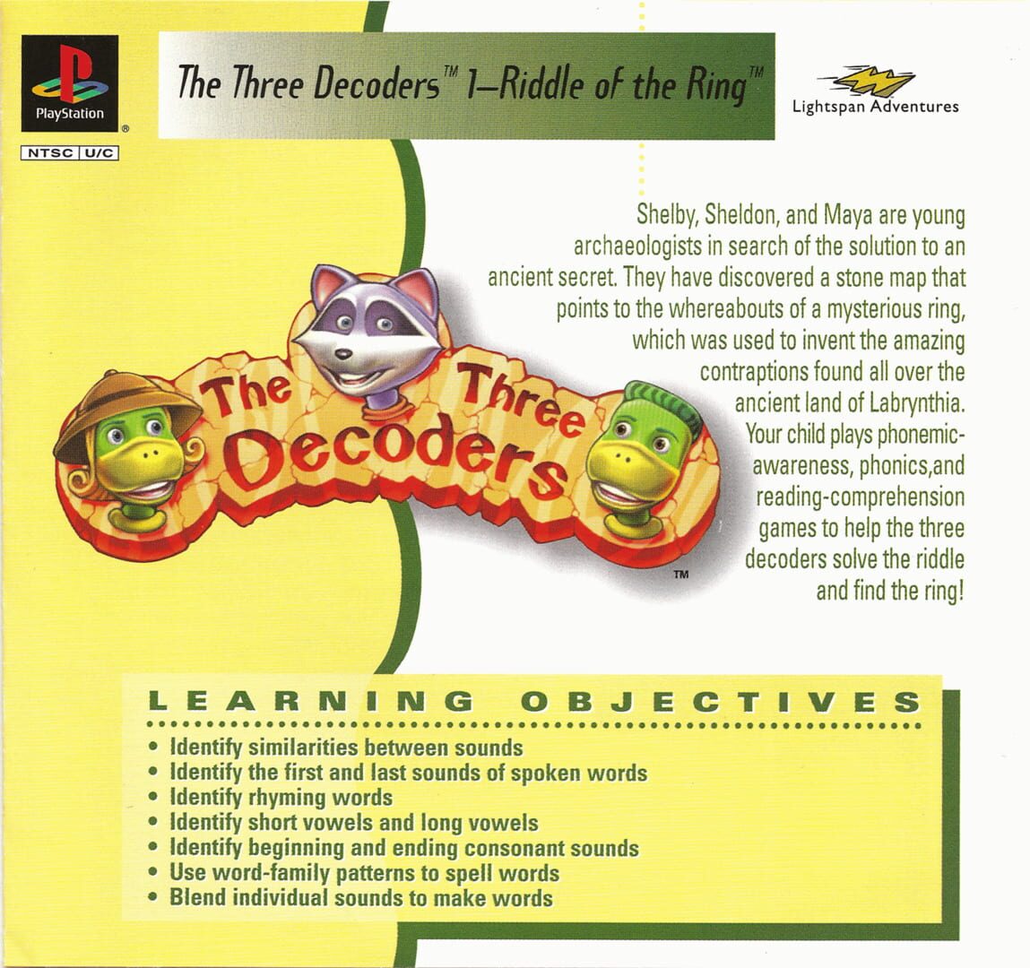 The Three Decoders 1 - Riddle of the Ring (2001)