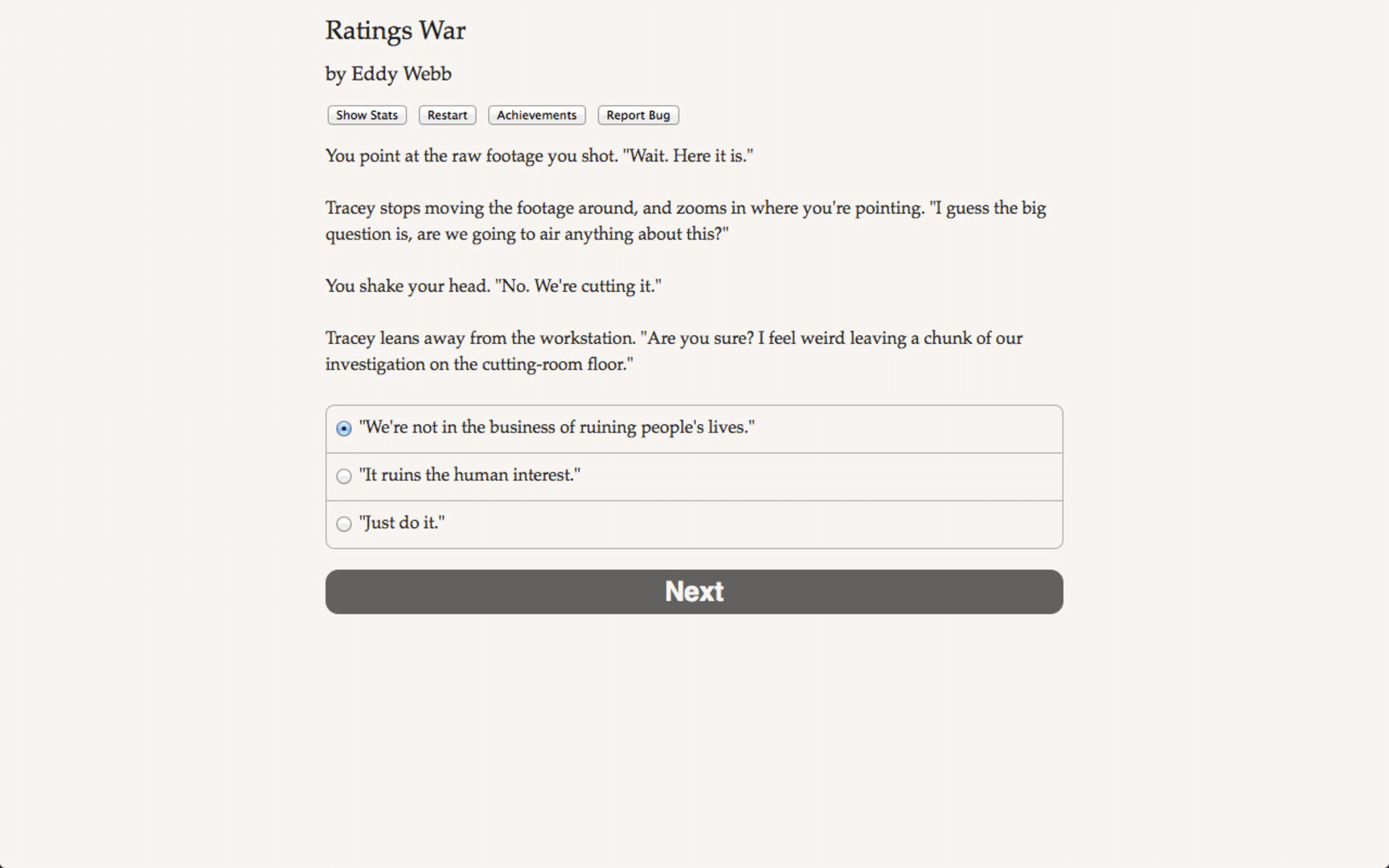 Ratings War screenshot