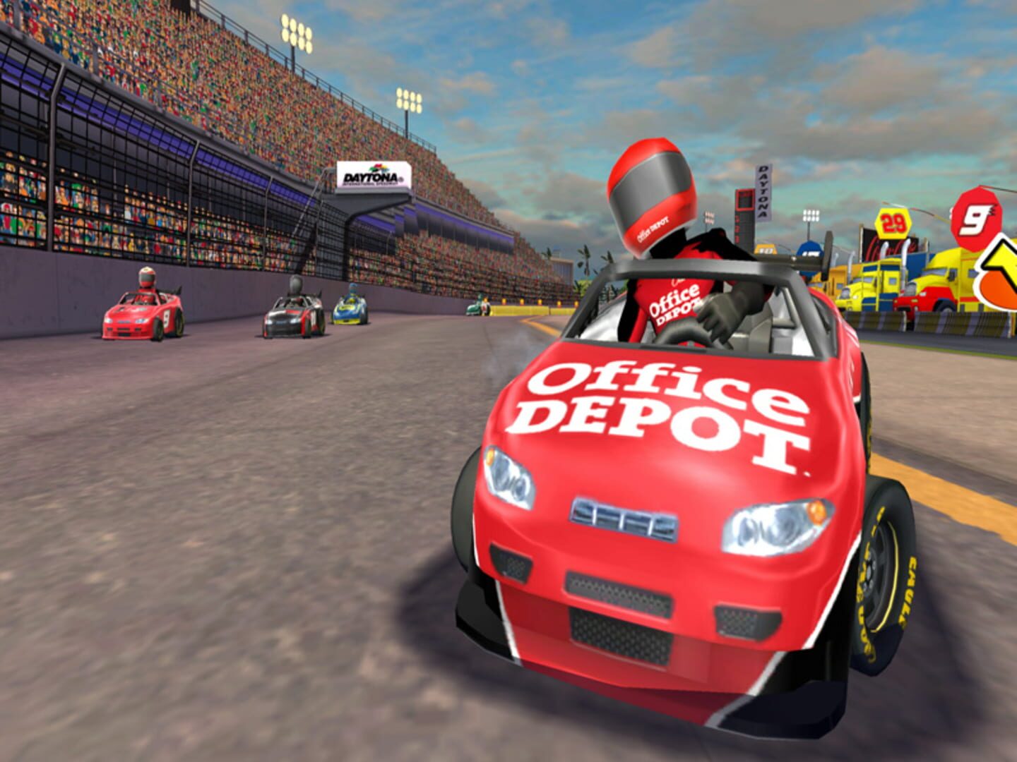 Captura de pantalla - NASCAR Kart Racing