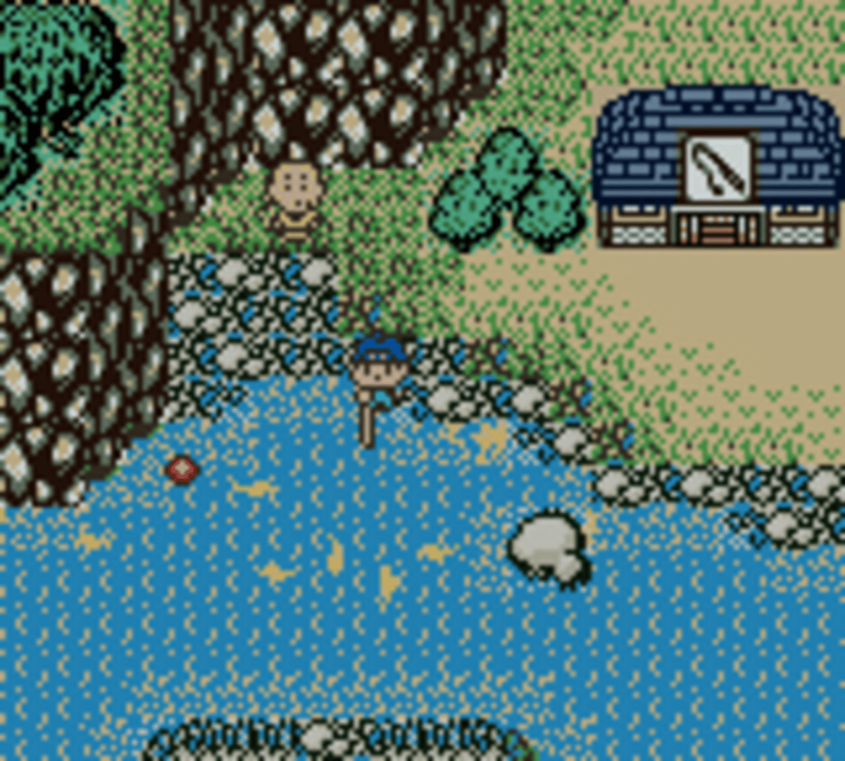 Legend of the River King GB screenshot