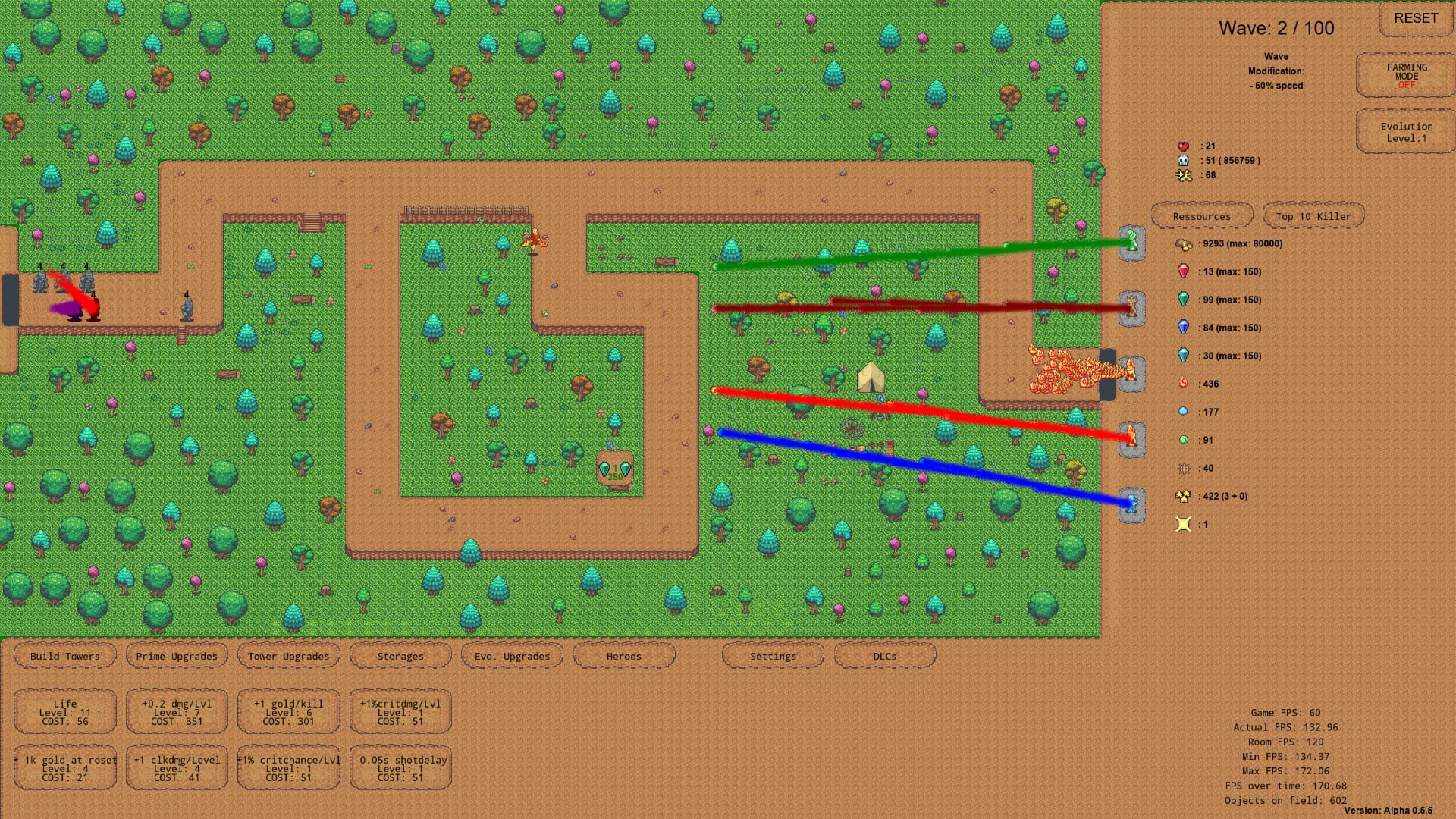 Defense Clicker - Screenshot