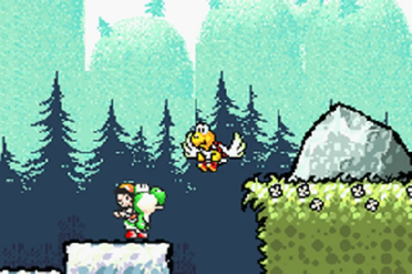 Captura de pantalla - Yoshi's Island: Super Mario Advance 3