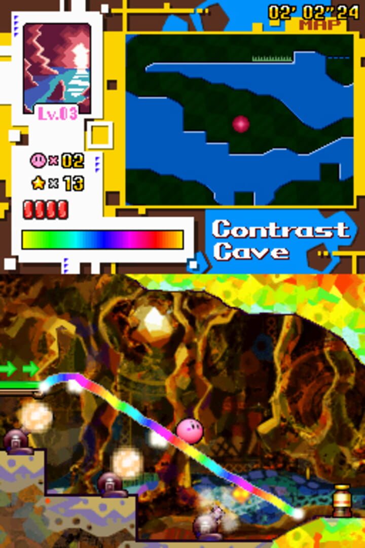 Captura de pantalla - Kirby: Canvas Curse