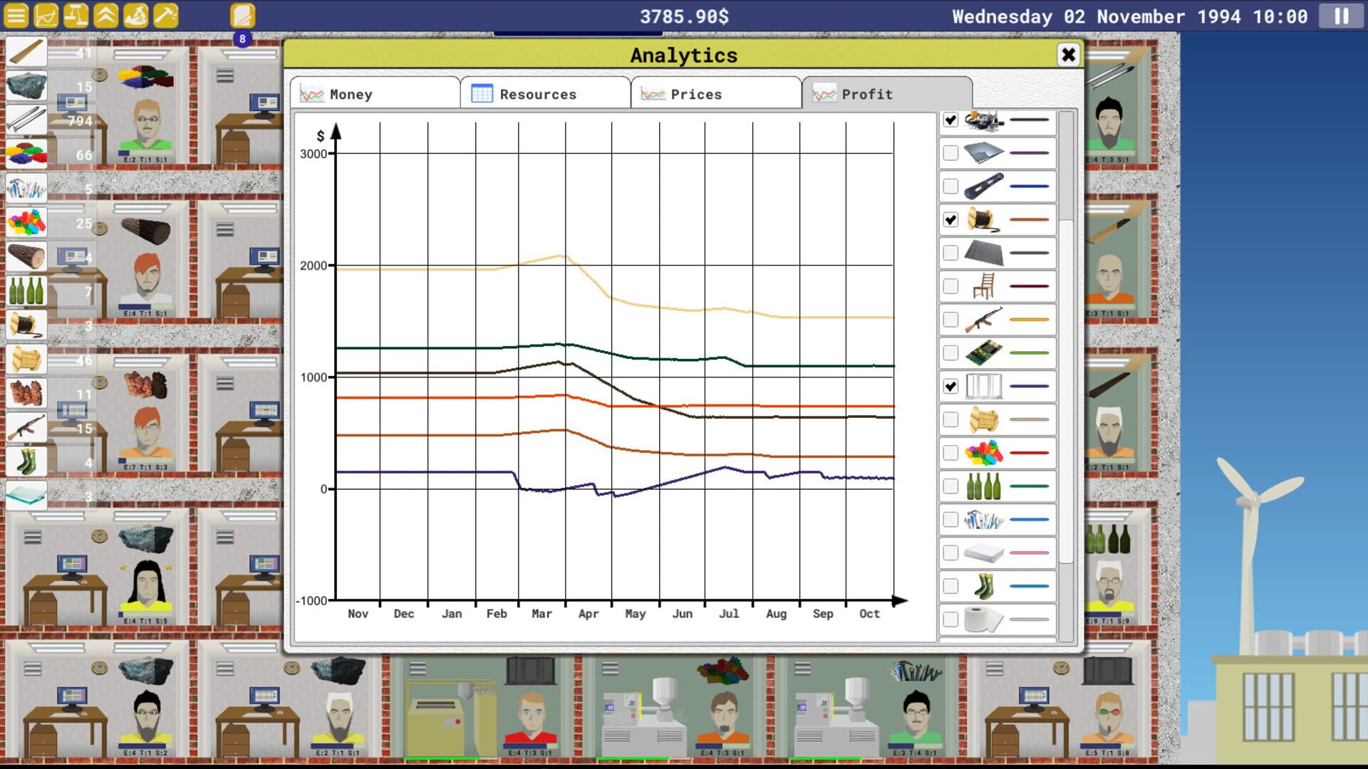 Factory Manager - Screenshot