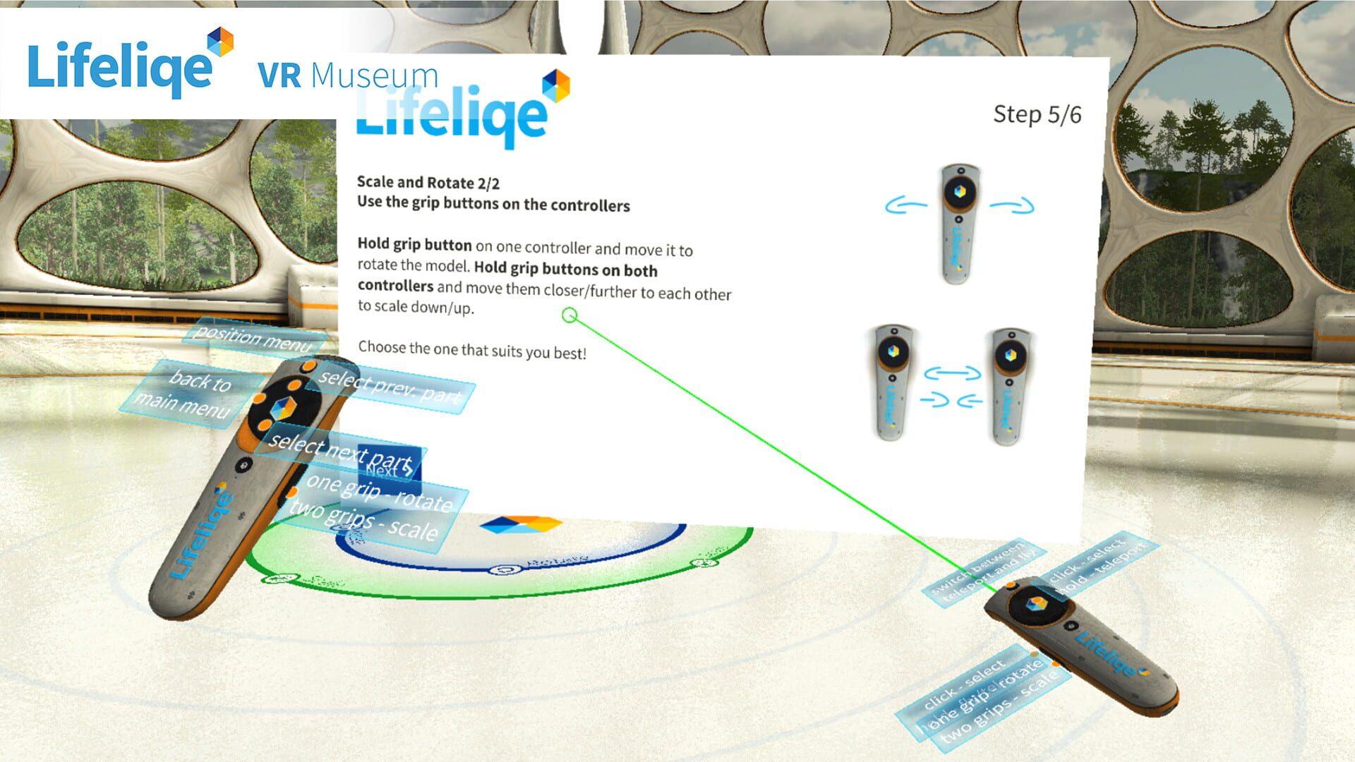 Lifeliqe VR Museum - Screenshot