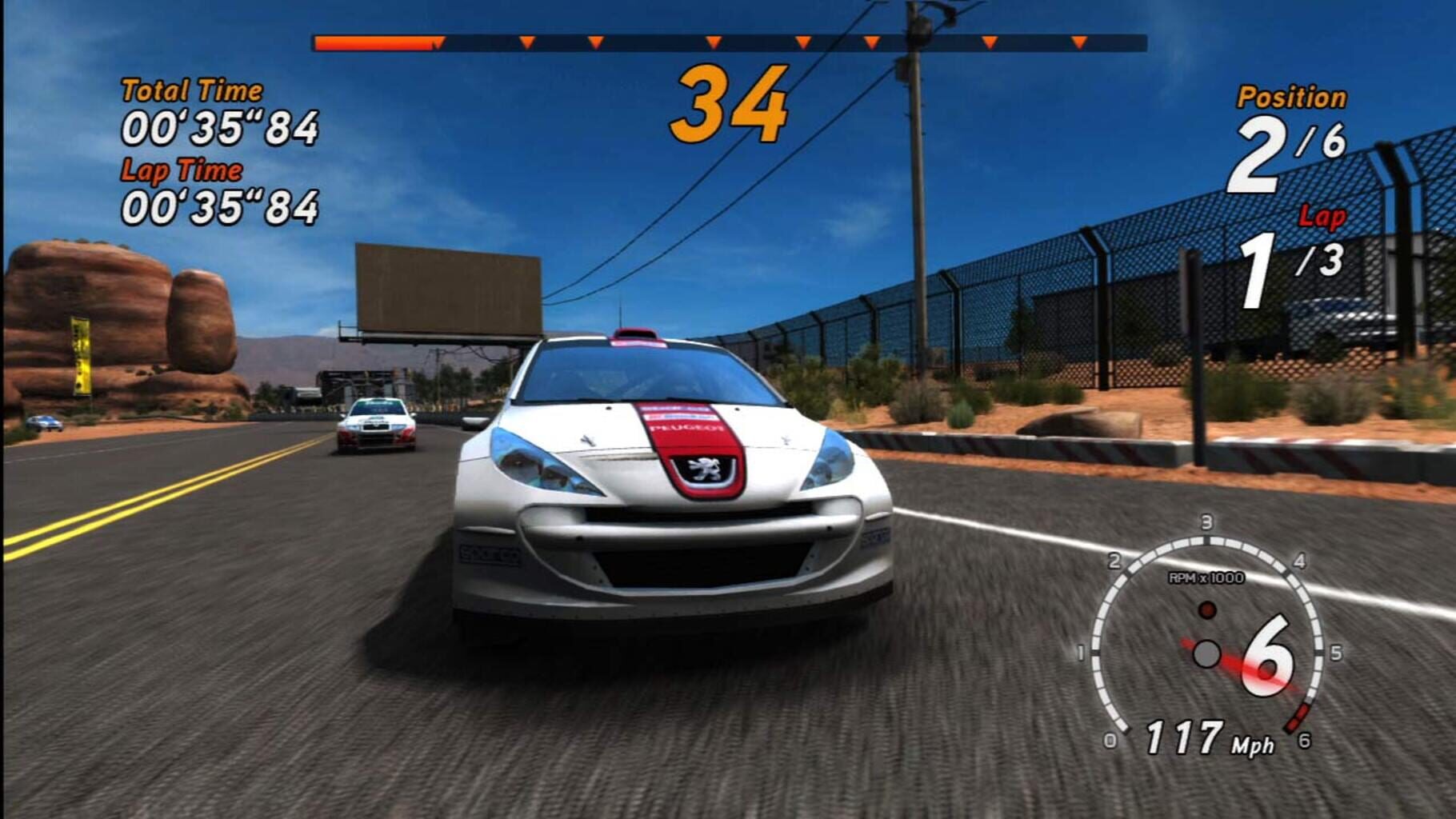 Captura de pantalla - Sega Rally Online Arcade