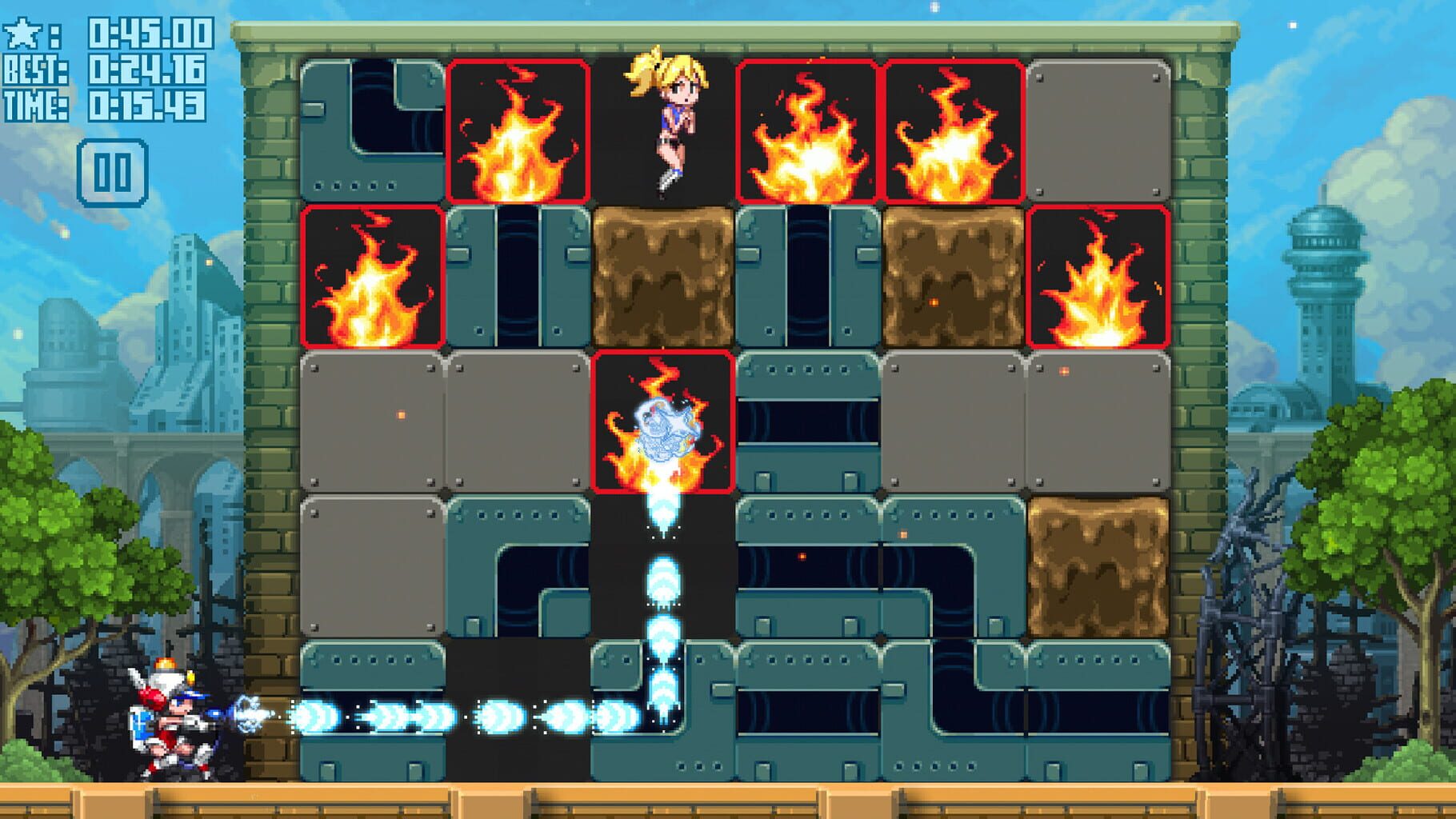 Captura de pantalla - Mighty Switch Force! Hose It Down!