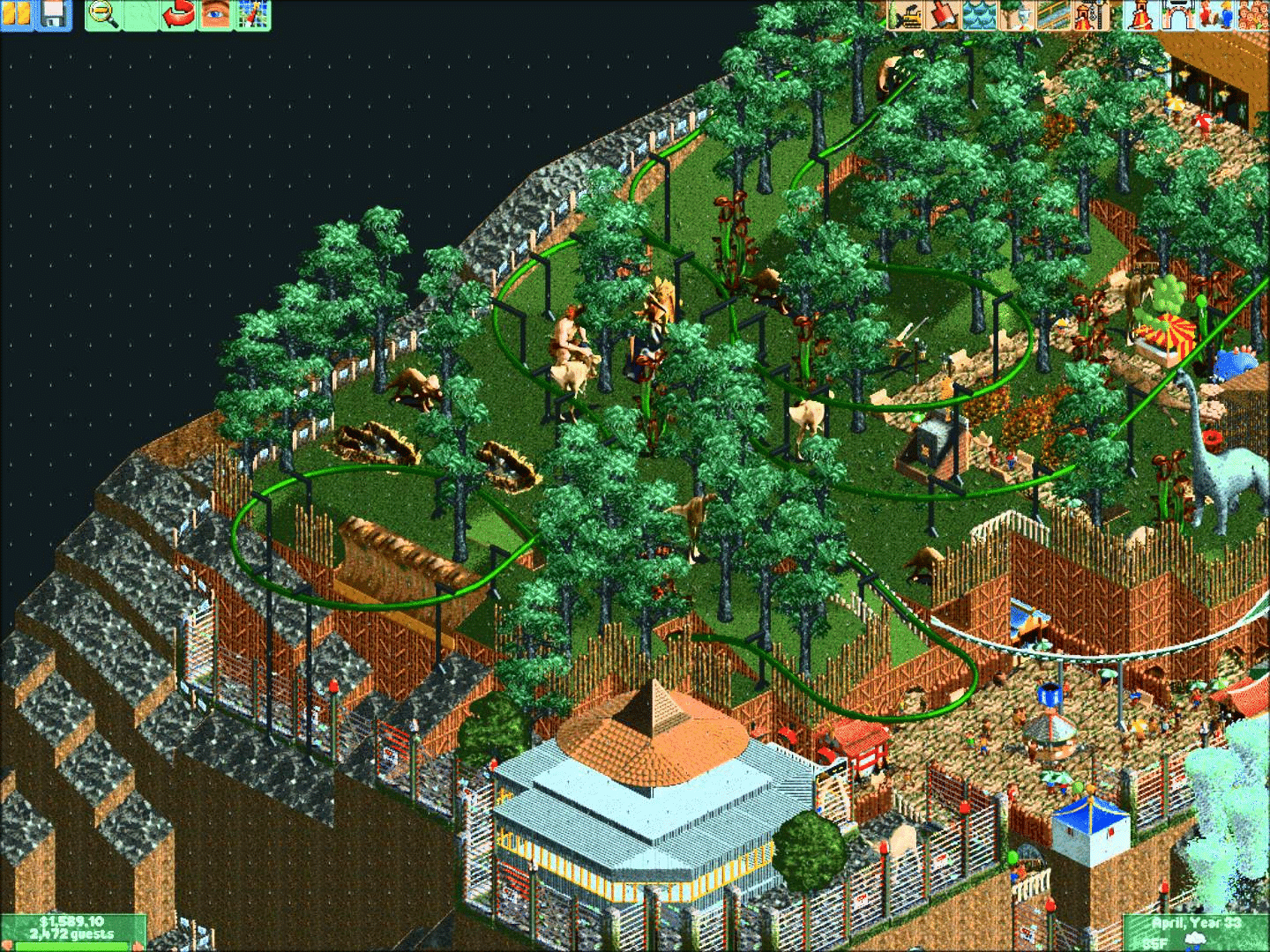 RollerCoaster Tycoon 2: Time Twister screenshot