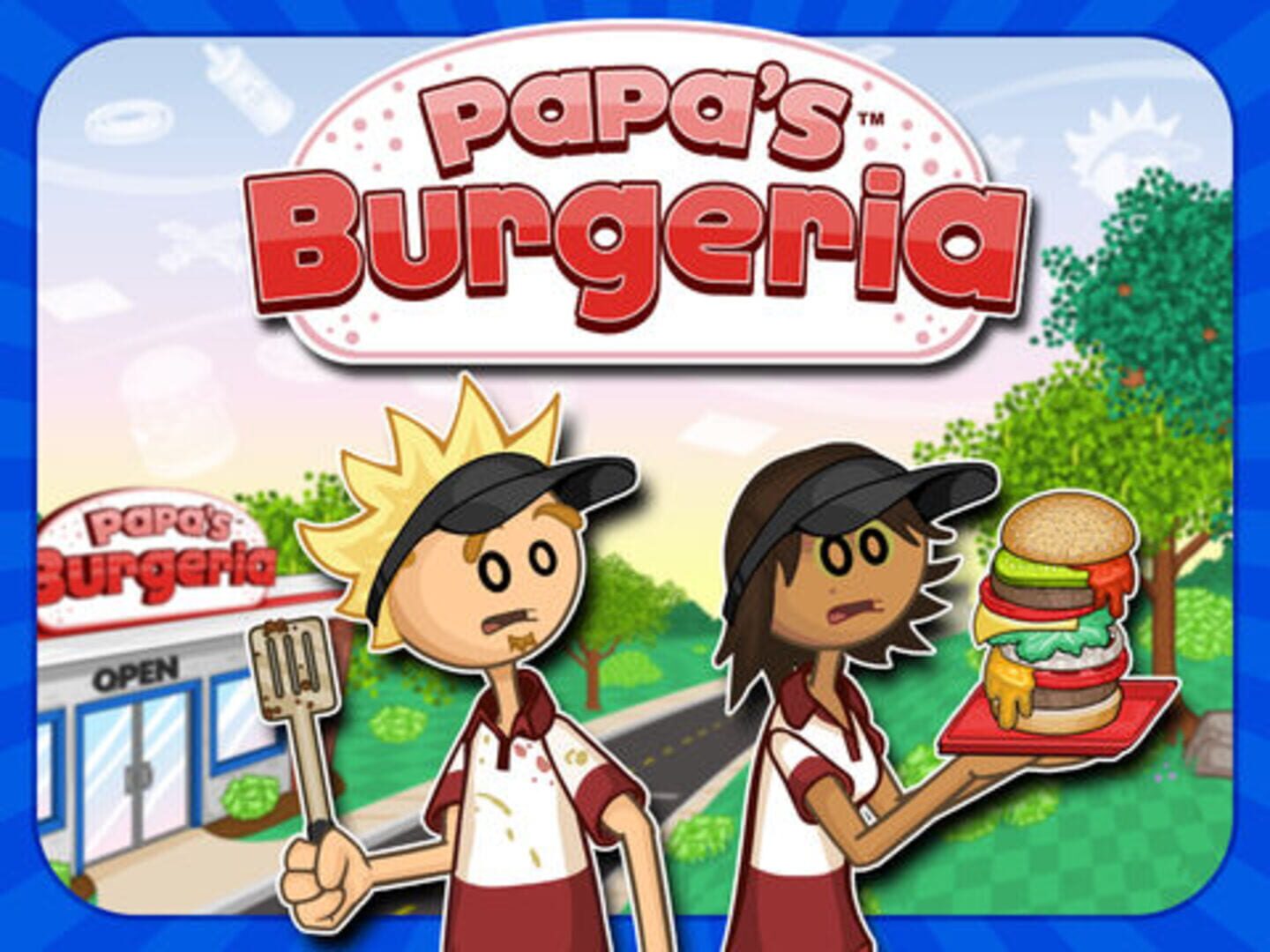 Captura de pantalla - Papa's Burgeria